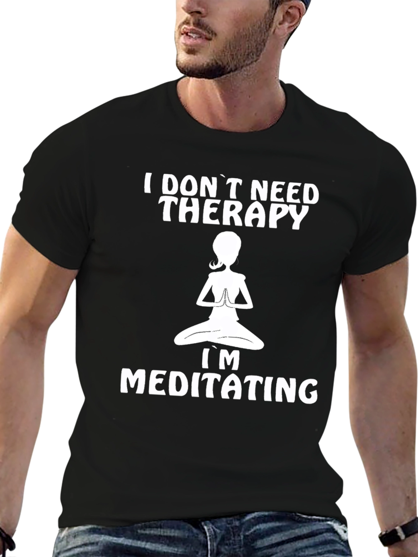 Meditating T-Shirt - Therapy Alternative