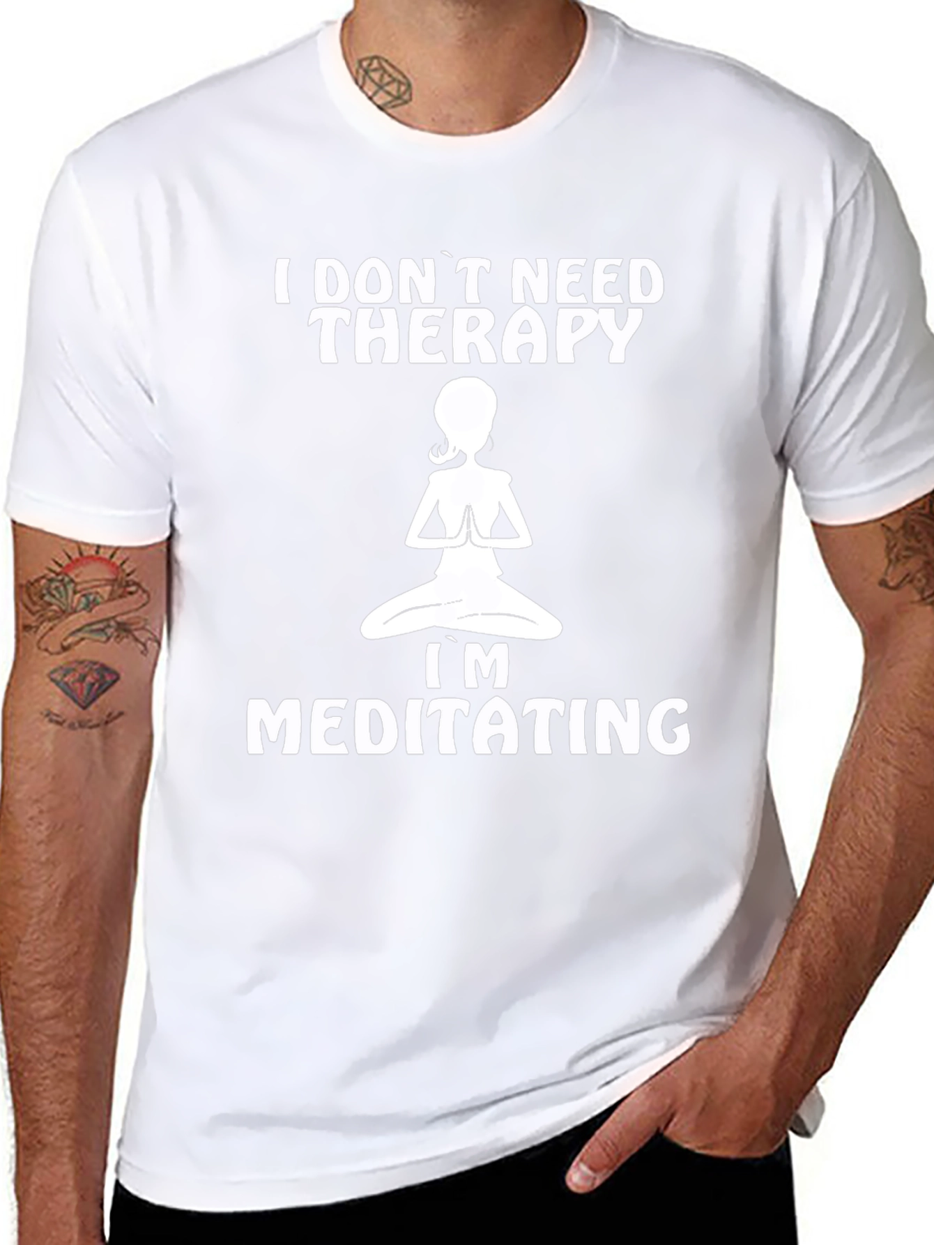 Meditating T-Shirt - Therapy Alternative