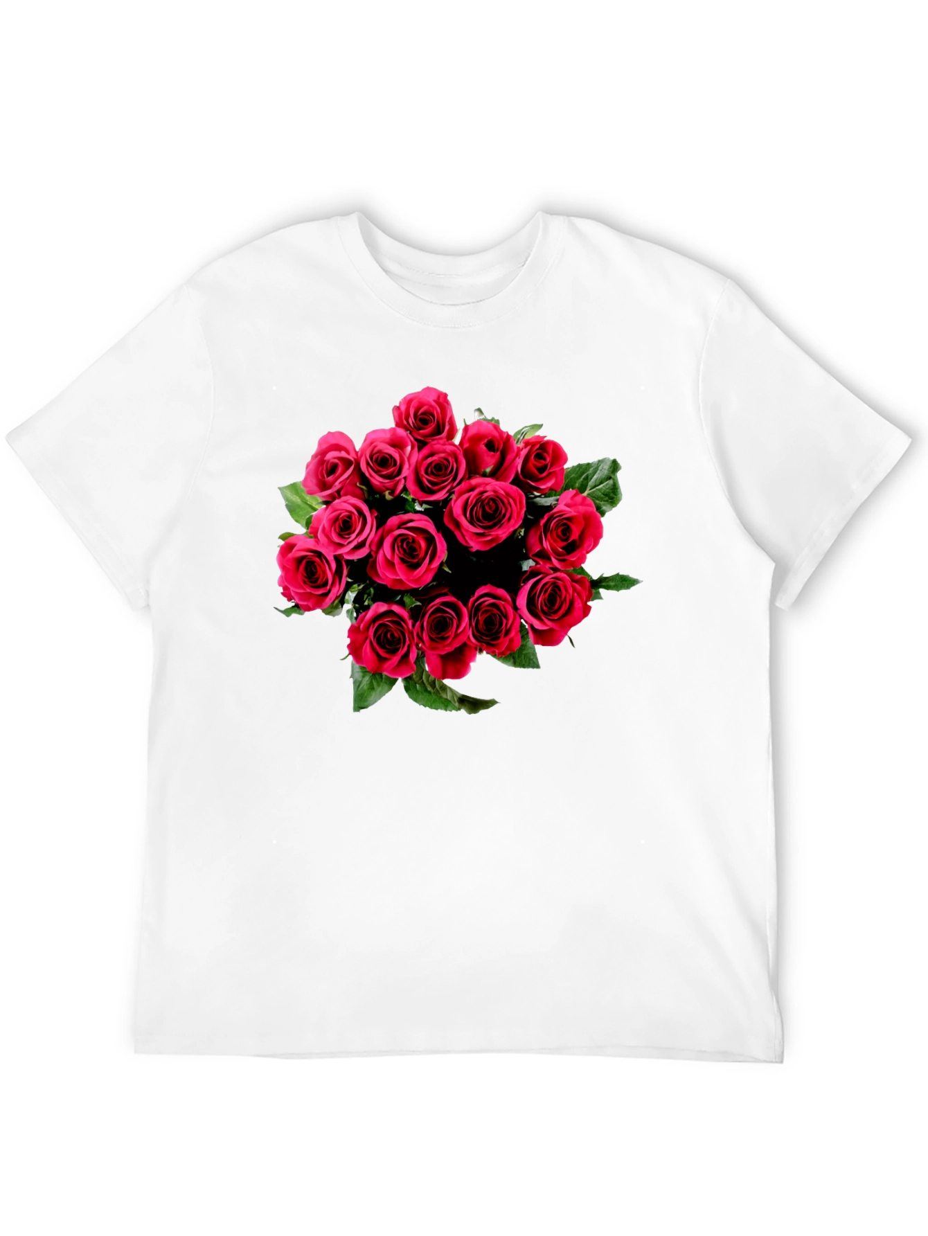 Roses Graphic Black T-Shirt