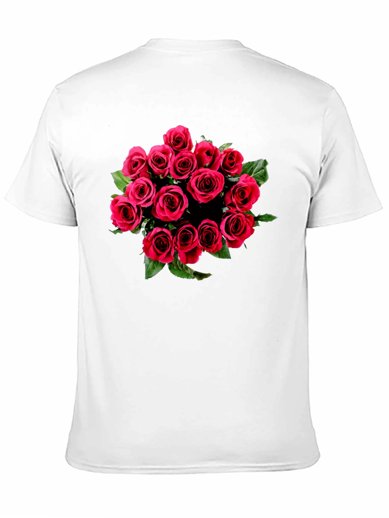 Roses Graphic Black T-Shirt