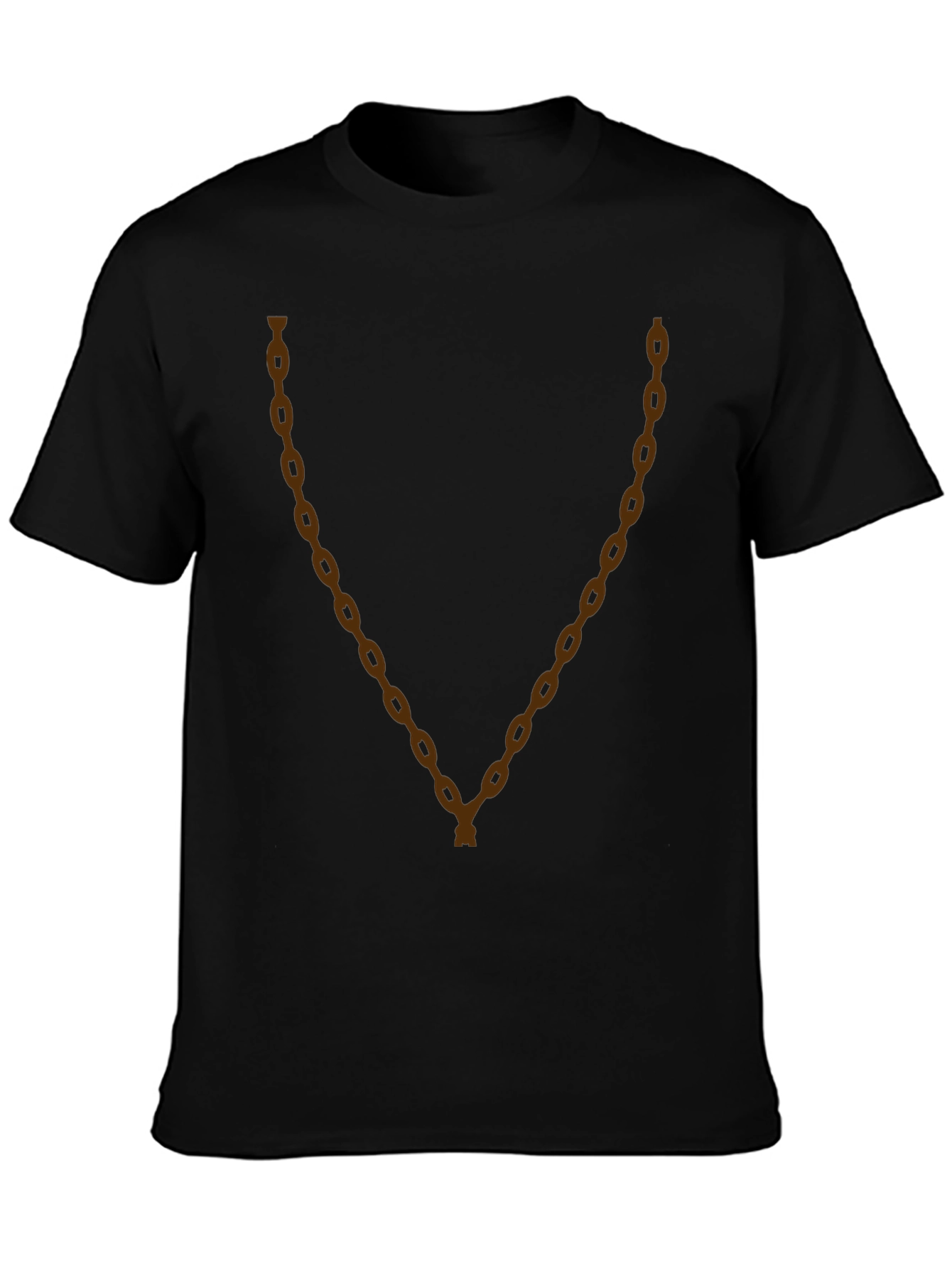Mens Graphic Tee - Chain Design - Casual Style