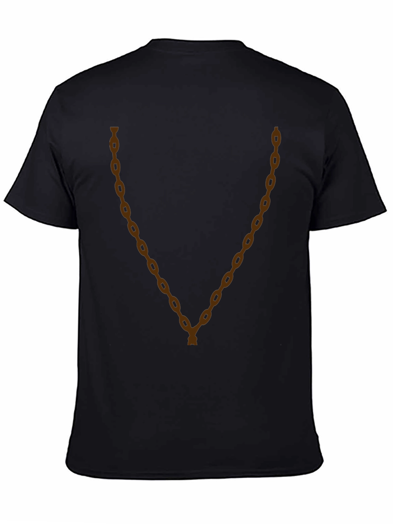 Mens Graphic Tee - Chain Design - Casual Style