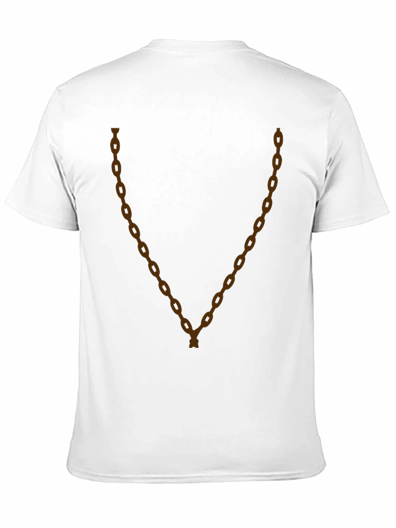 Mens Graphic Tee - Chain Design - Casual Style