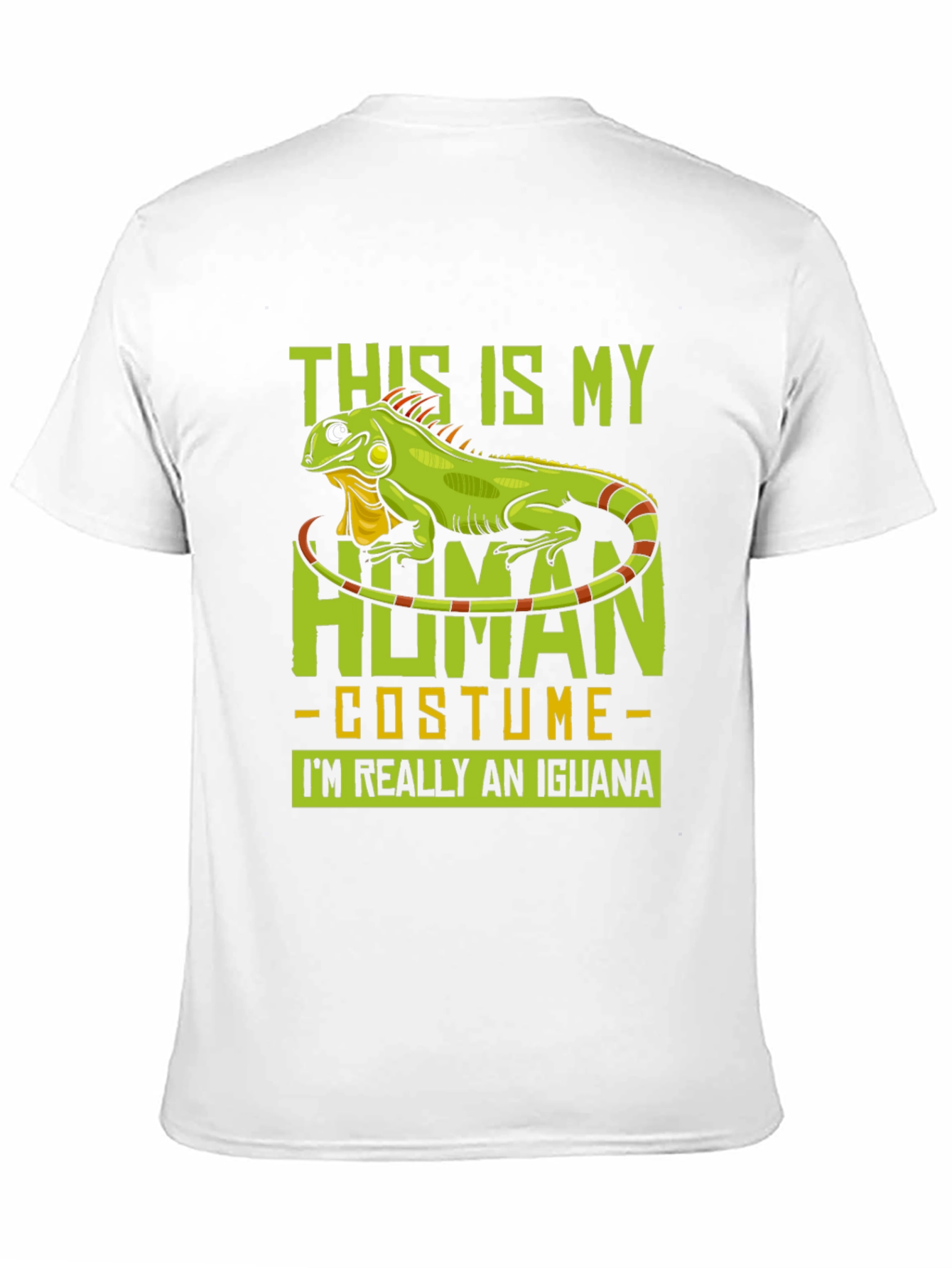 Iguana Human Costume Funny Graphic T-Shirt