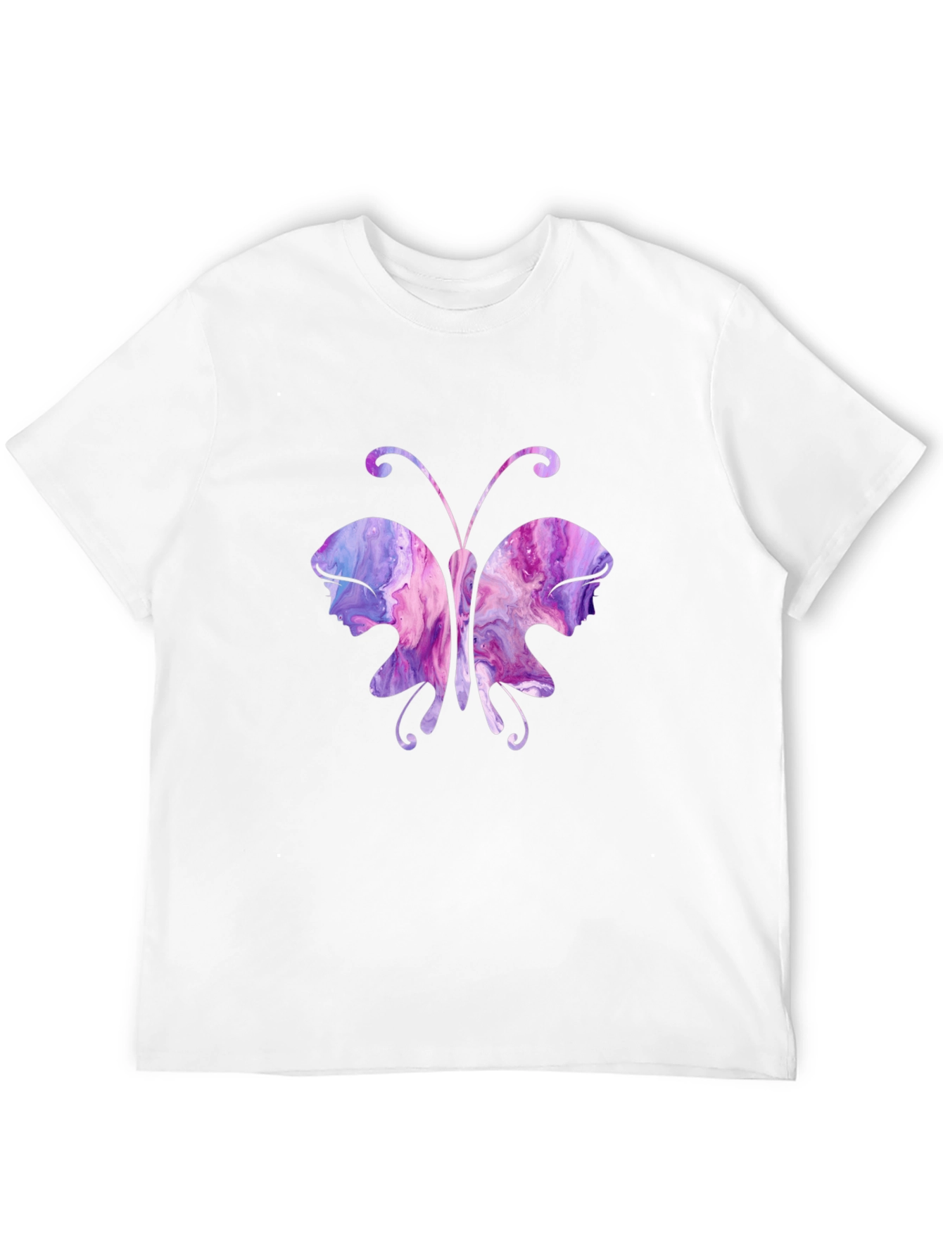 Butterfly Portrait T-Shirt - Unique Art Tee