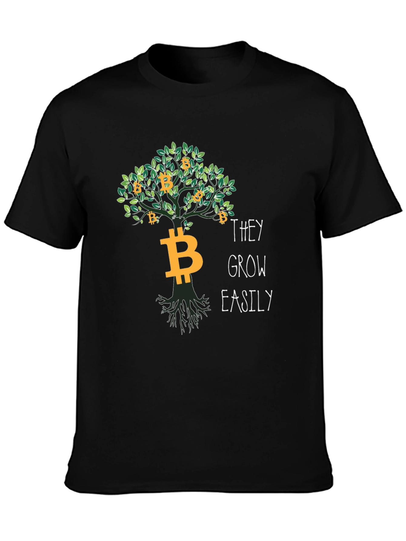 Bitcoin Tree T-Shirt - Crypto Currency Tee