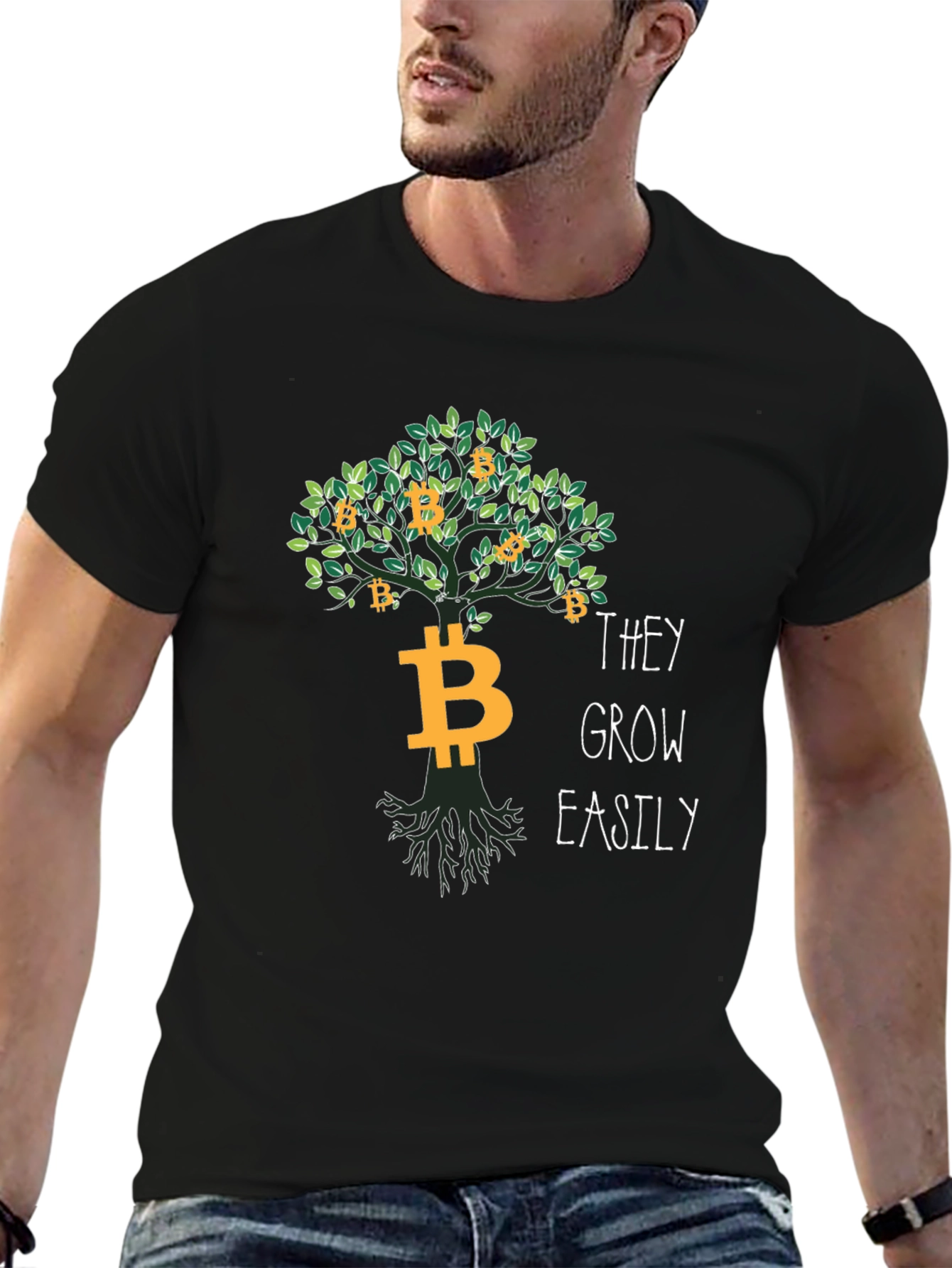 Bitcoin Tree T-Shirt - Crypto Currency Tee
