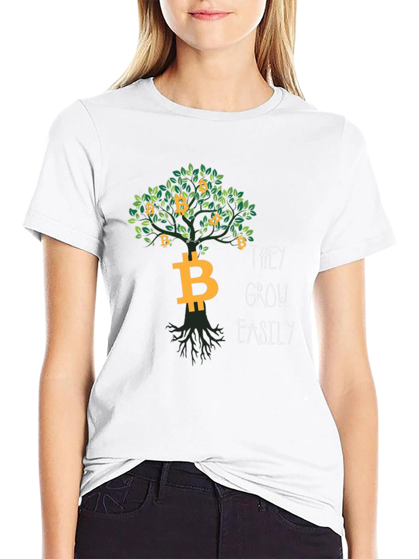 Bitcoin Tree T-Shirt - Crypto Currency Tee