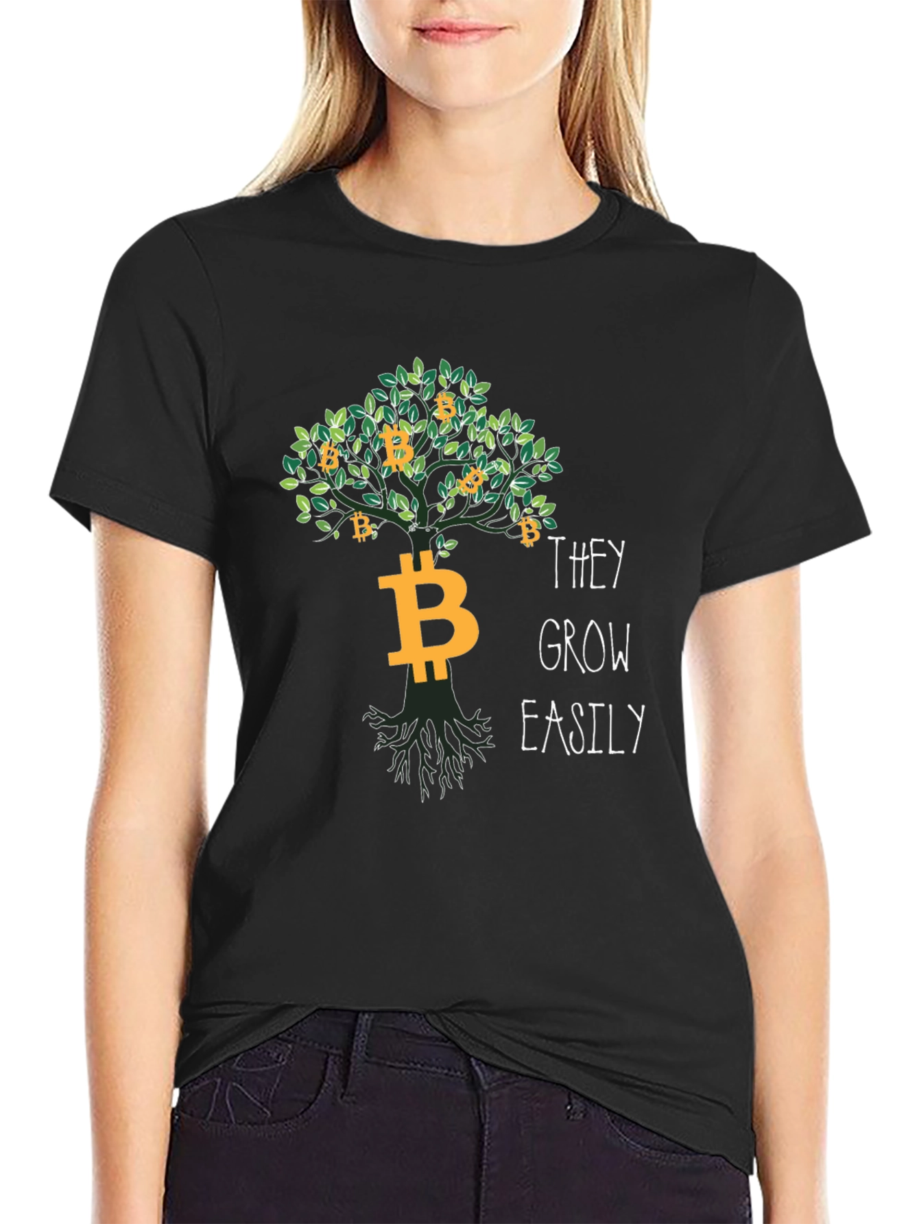Bitcoin Tree T-Shirt - Crypto Currency Tee