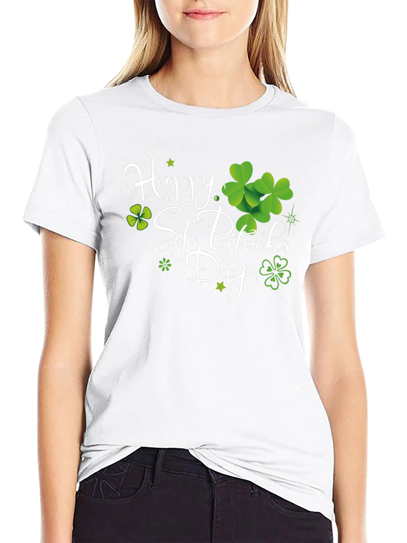 St. Patricks Day Graphic Tee - Lucky Shamrock Design