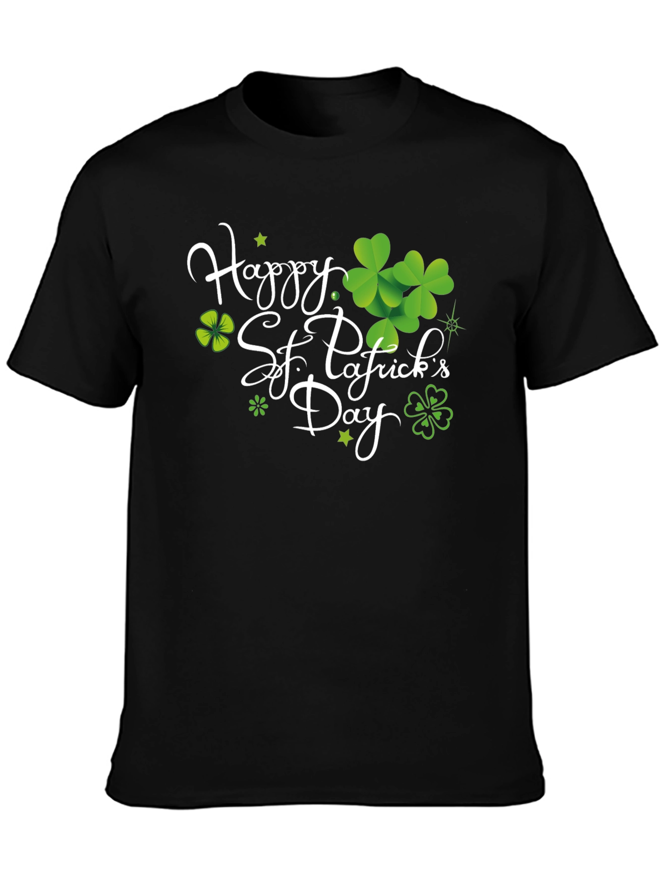 St. Patricks Day Graphic Tee - Lucky Shamrock Design
