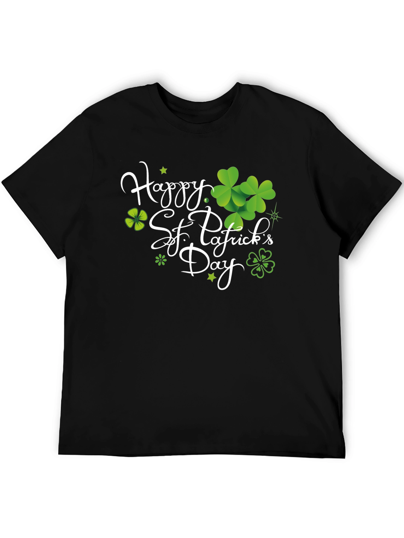 St. Patricks Day Graphic Tee - Lucky Shamrock Design
