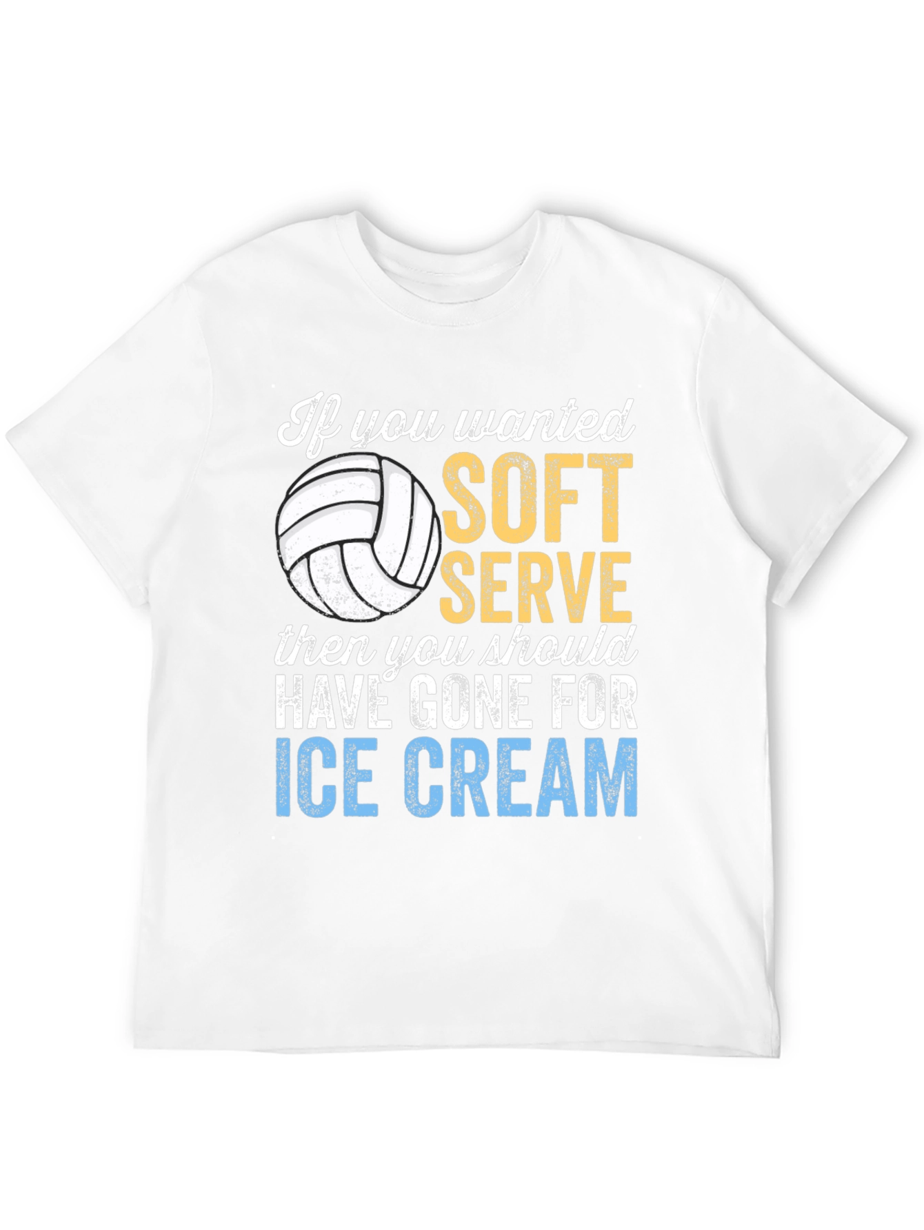 Volleyball Soft Serve Graphic T-Shirt