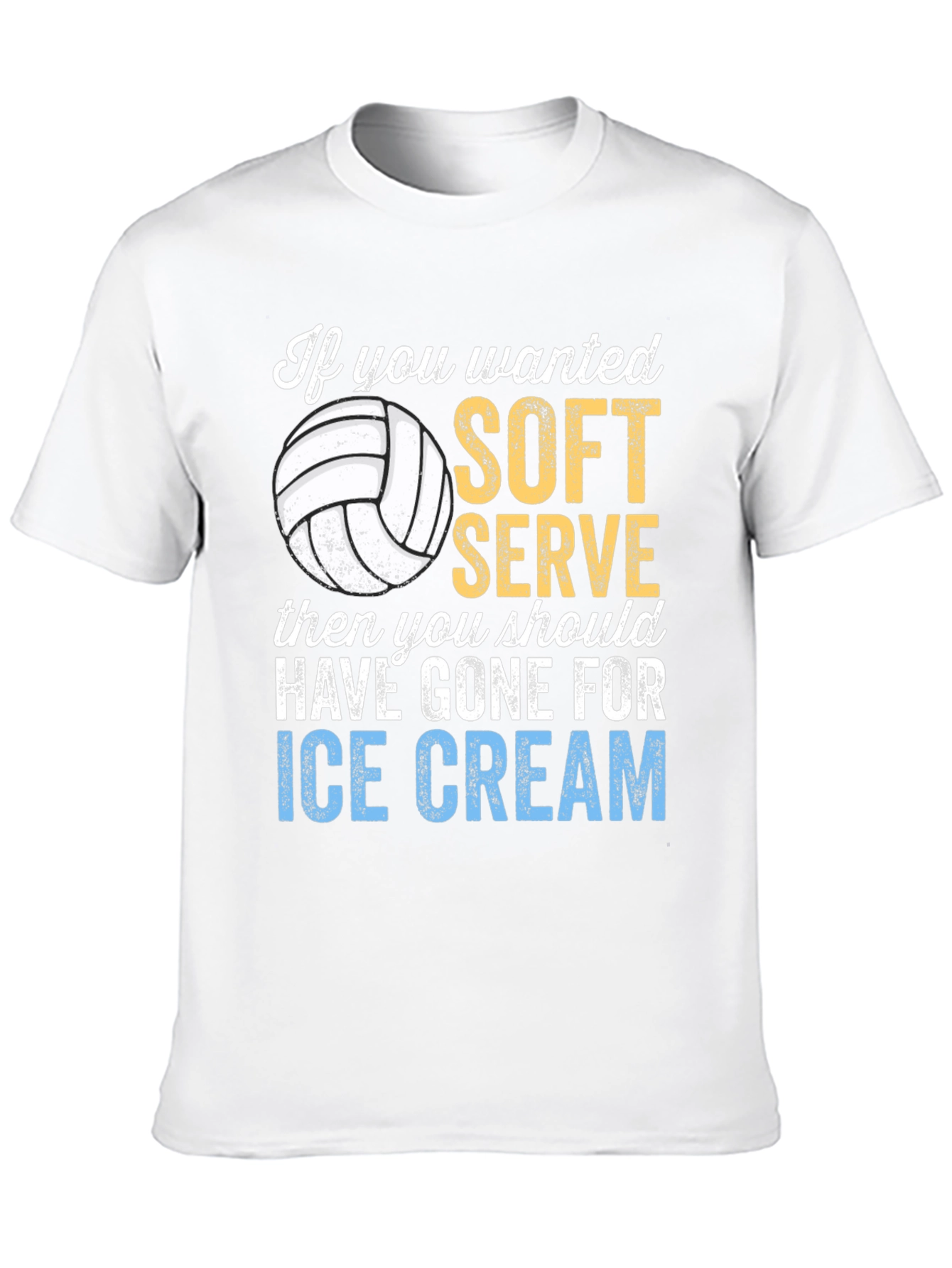 Volleyball Soft Serve Graphic T-Shirt