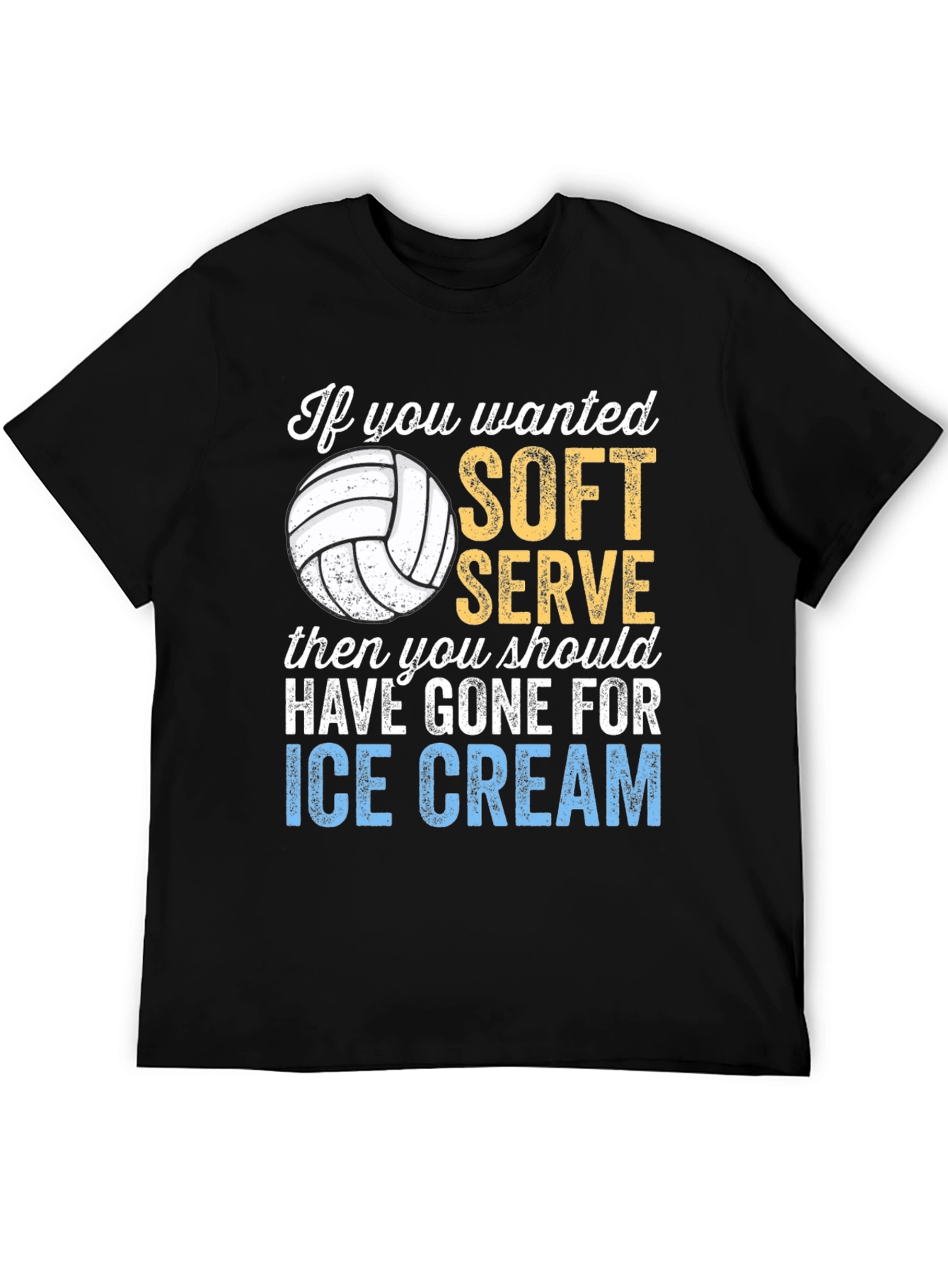 Volleyball Soft Serve Graphic T-Shirt