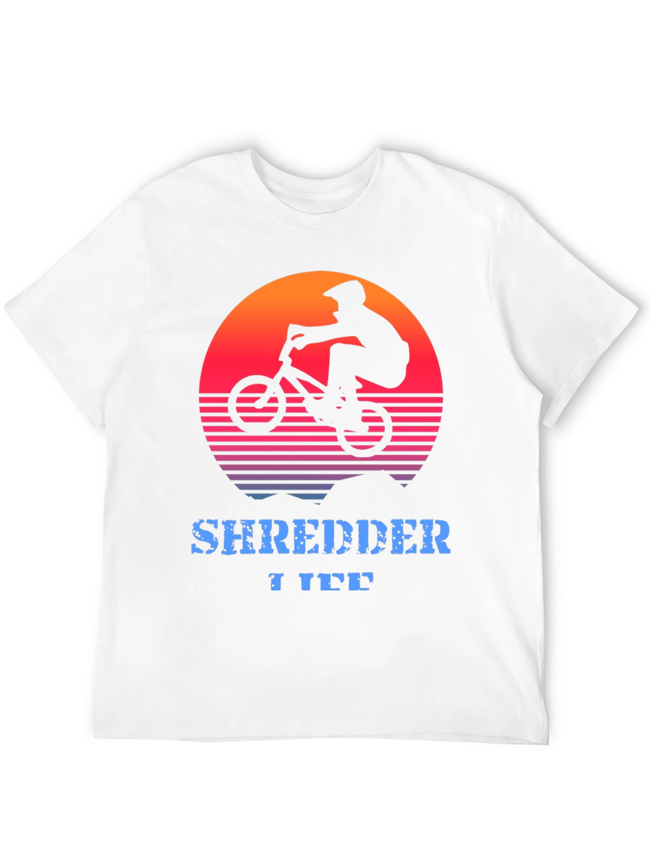 Shredder Life T-Shirt - Mountain Bike Sunset Graphic Tee