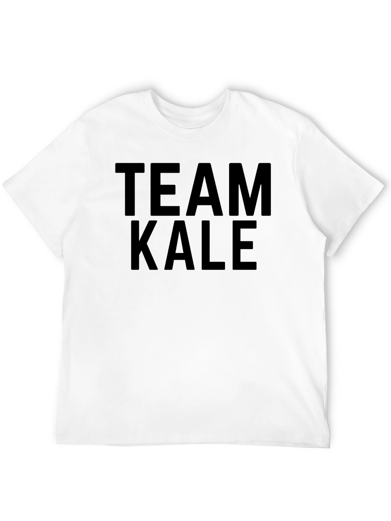 Team Kale Graphic T-Shirt - Black Crew Neck Tee