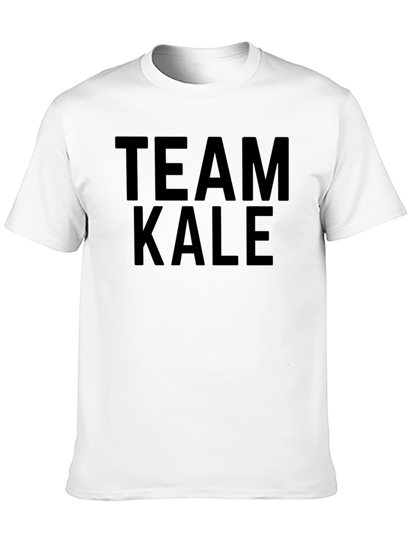 Team Kale Graphic T-Shirt - Black Crew Neck Tee