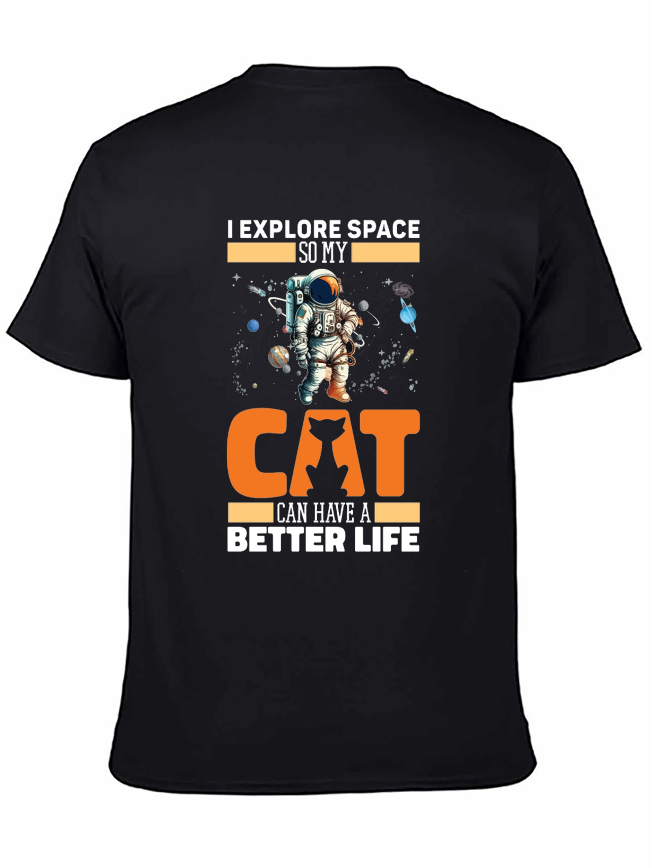 Explore Space Cat Lover T-Shirt