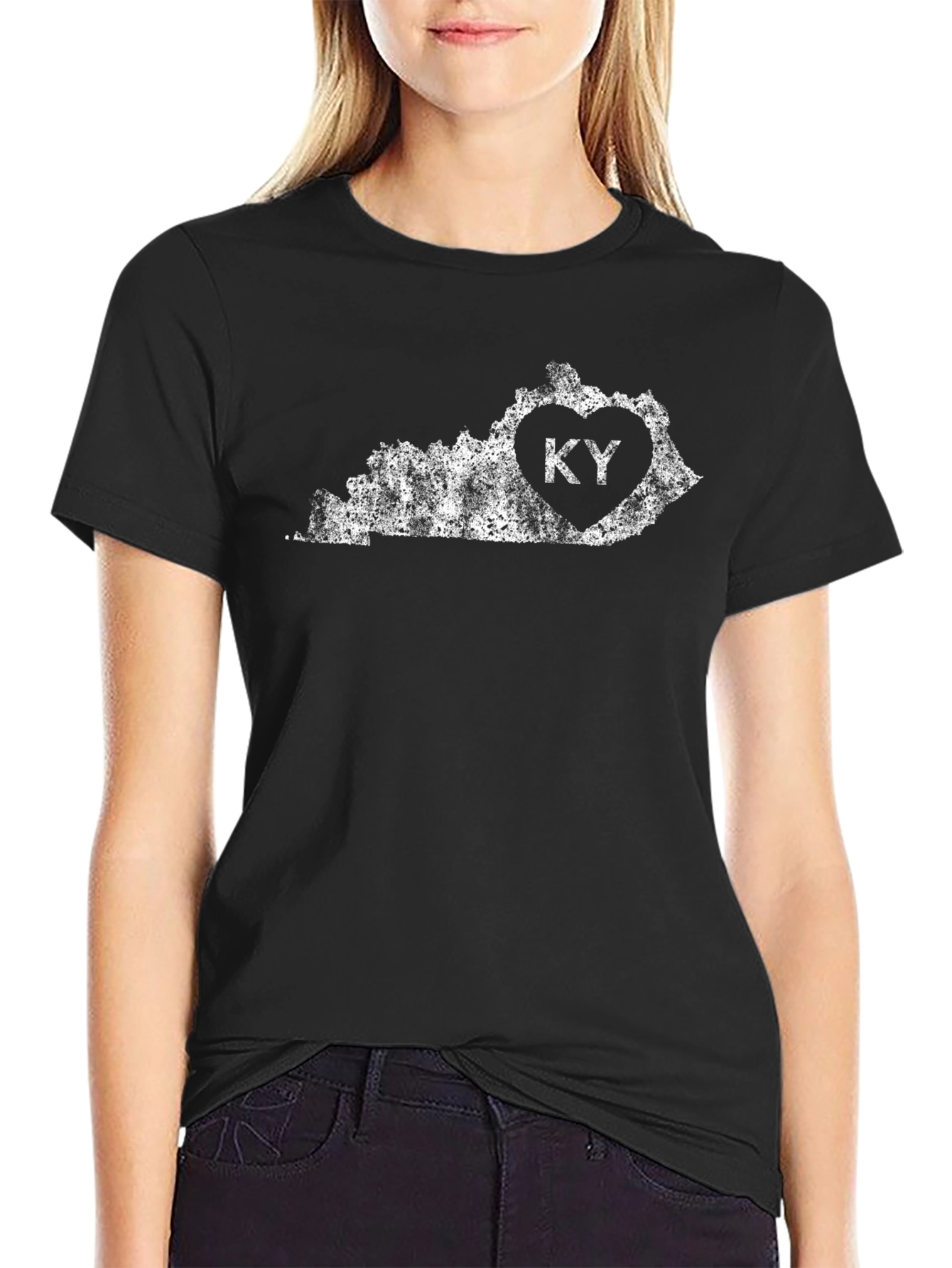 Kentucky State Love T-Shirt - Distressed Design