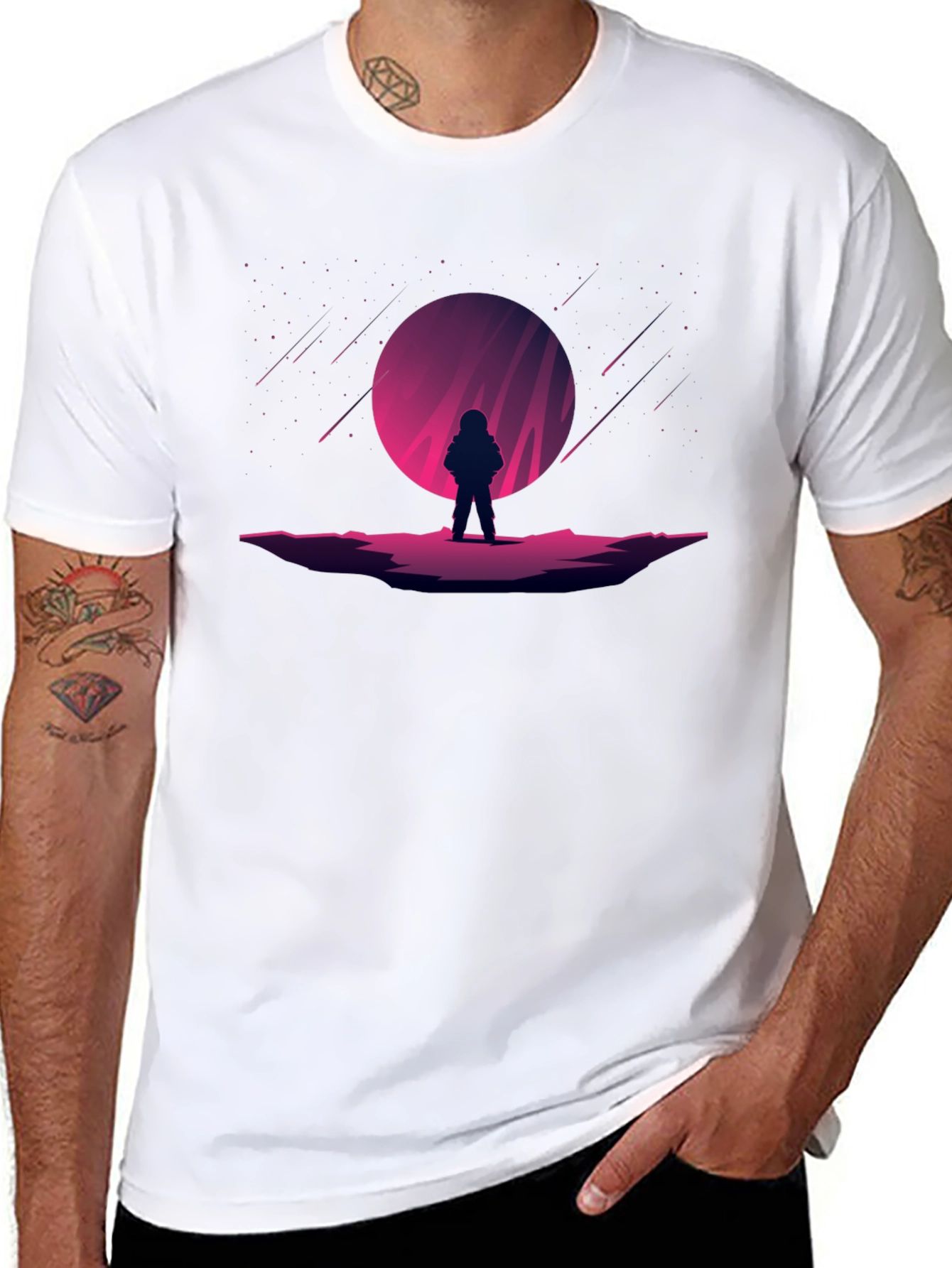 Astronaut Graphic Tee - Space Explorer T-Shirt