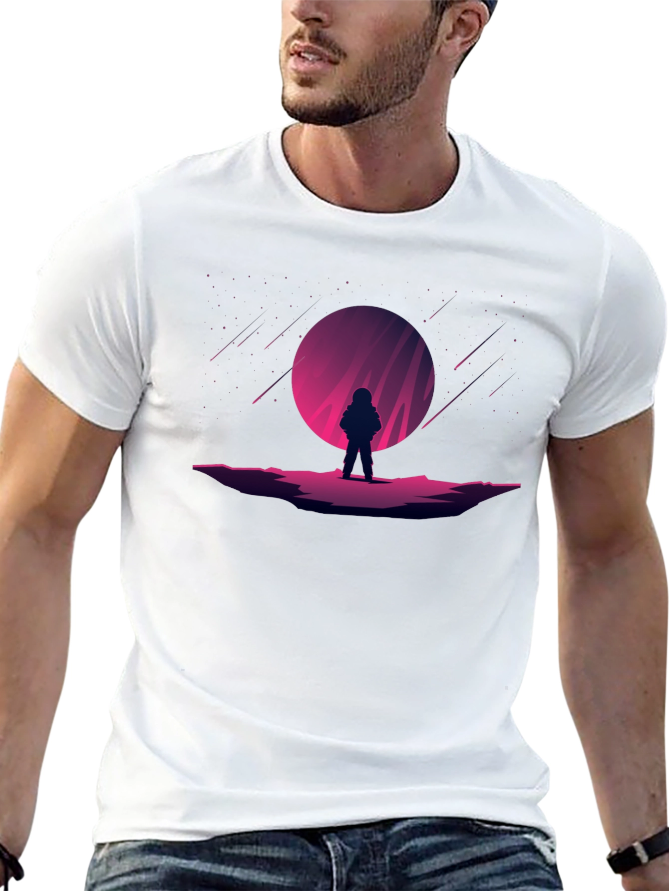 Astronaut Graphic Tee - Space Explorer T-Shirt