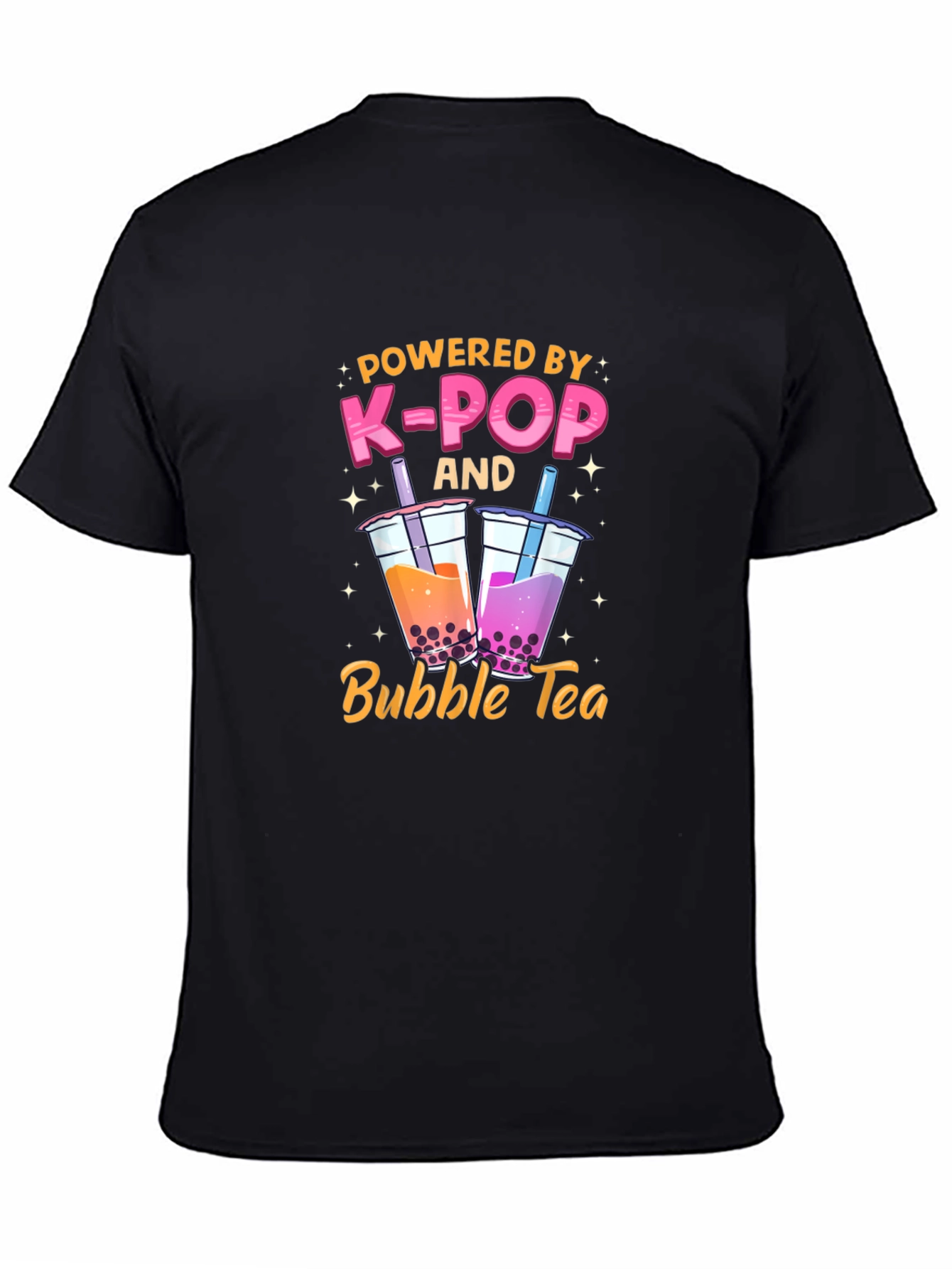 K-Pop & Bubble Tea Graphic T-Shirt
