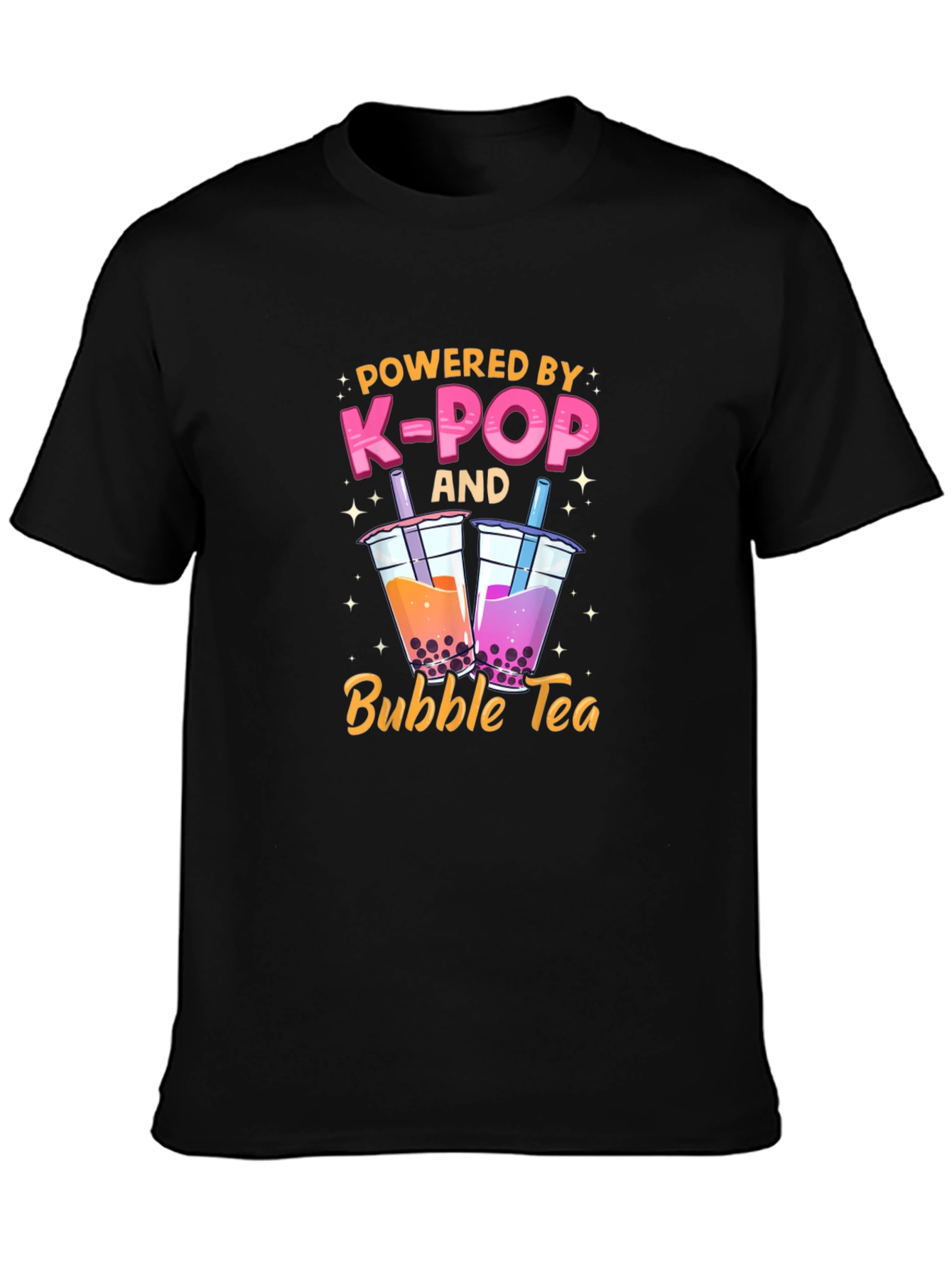 K-Pop & Bubble Tea Graphic T-Shirt