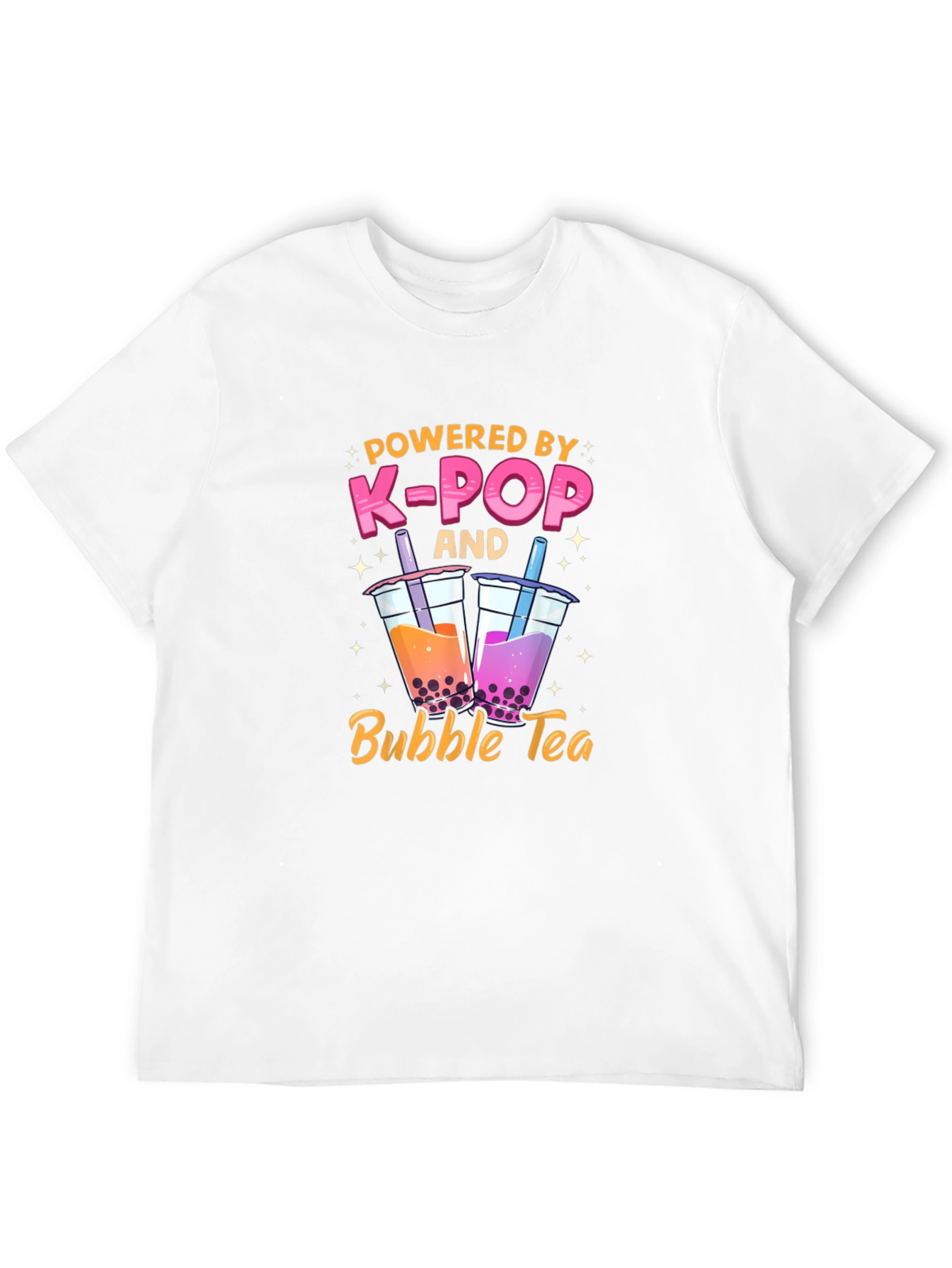 K-Pop & Bubble Tea Graphic T-Shirt