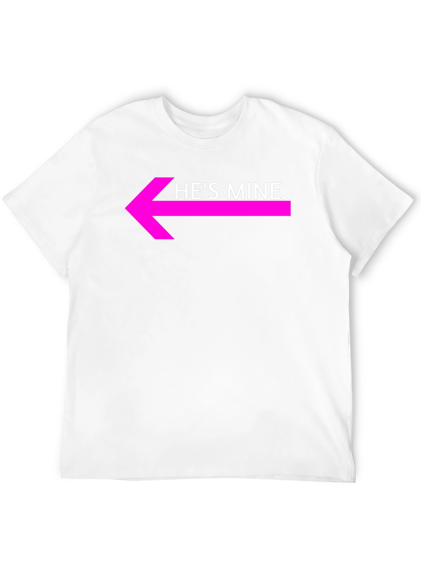 Hes Mine Graphic Tee - Couples Matching Shirt