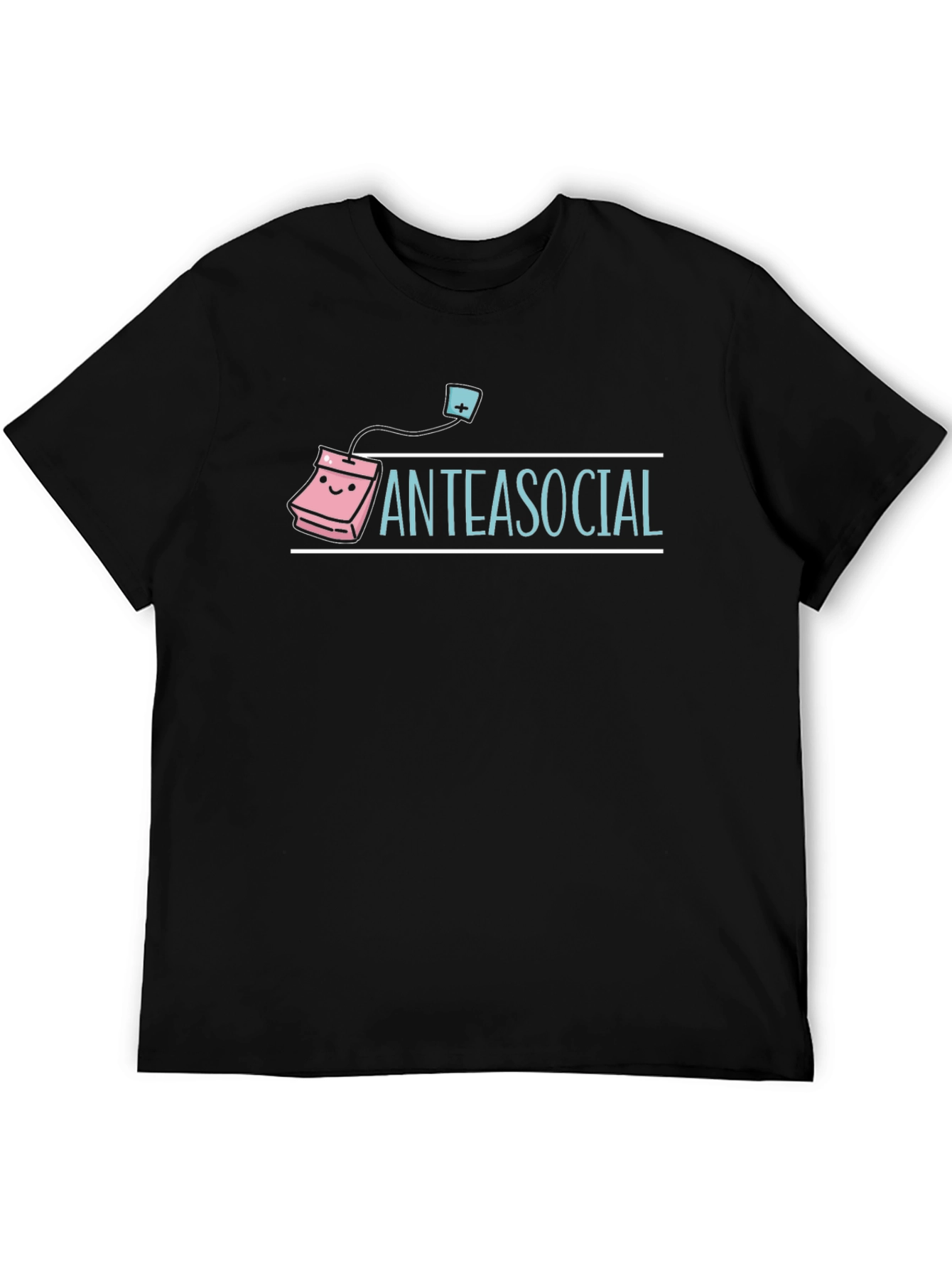 Anteasocial Graphic Tee -  Funny Tea Lover Shirt