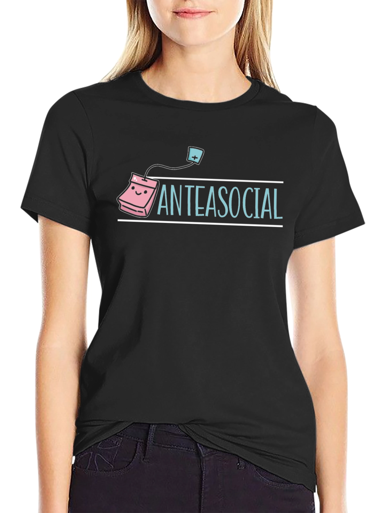 Anteasocial Graphic Tee -  Funny Tea Lover Shirt