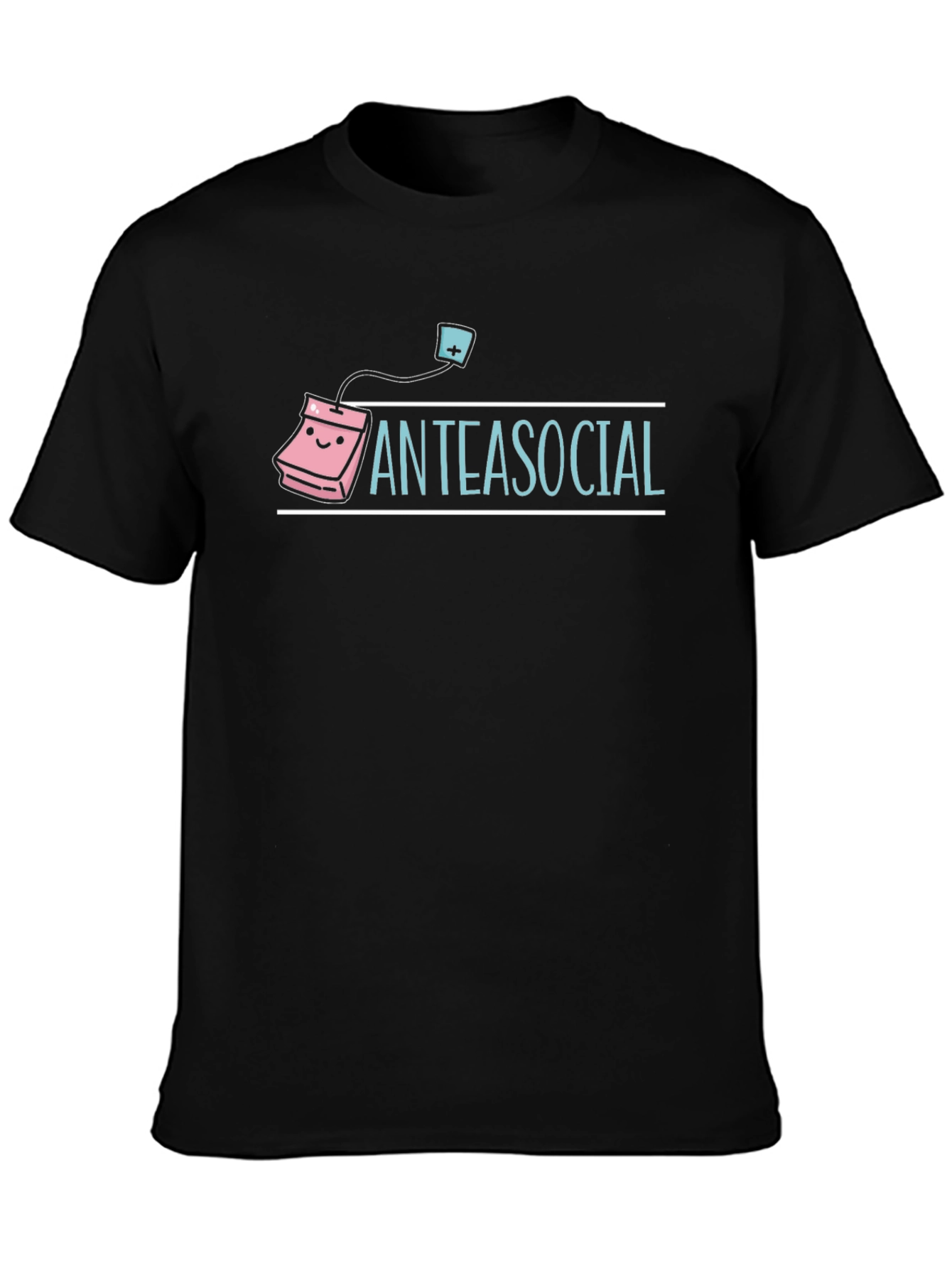 Anteasocial Graphic Tee -  Funny Tea Lover Shirt