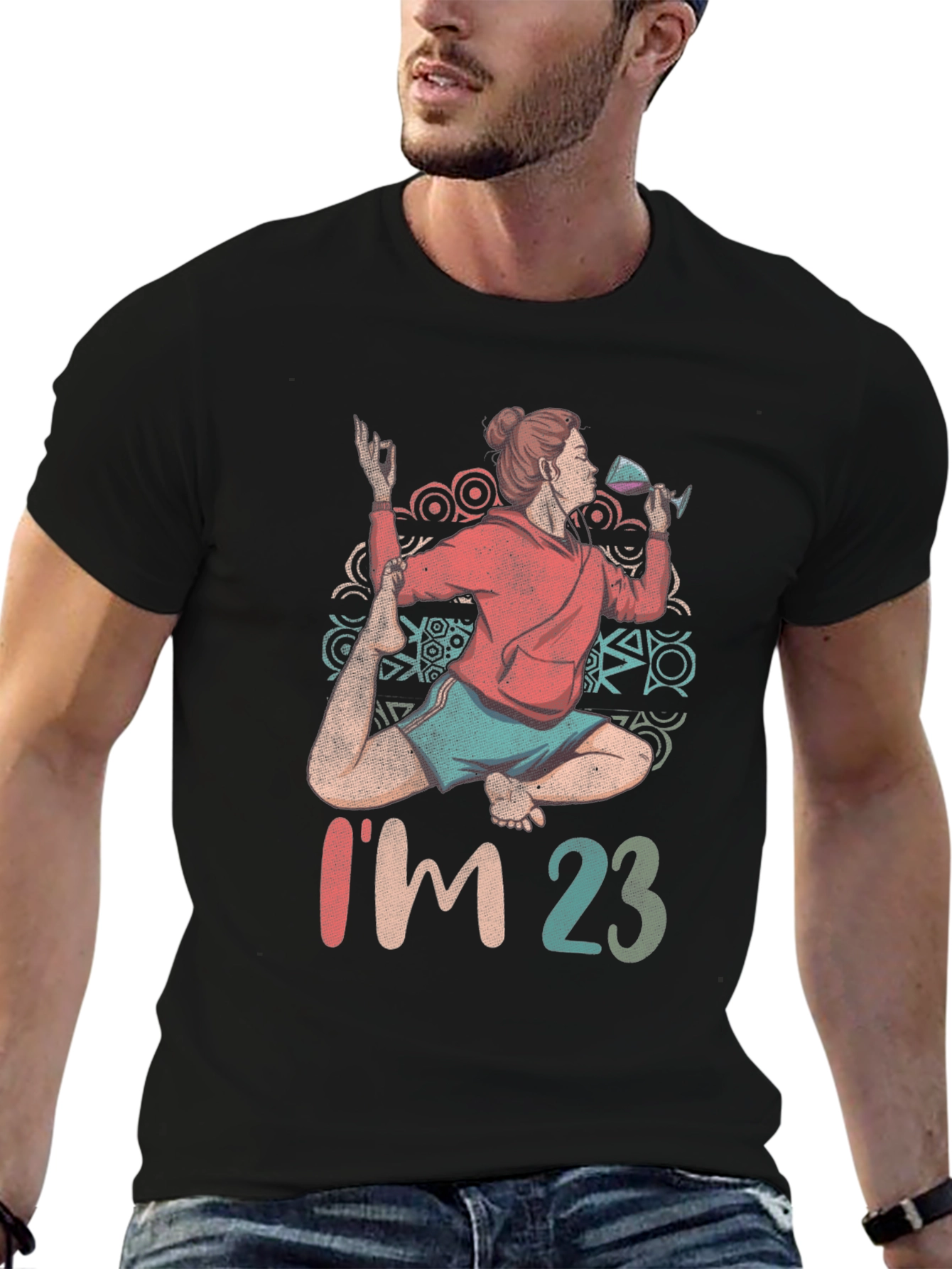 Yoga & Wine T-Shirt - Im 23