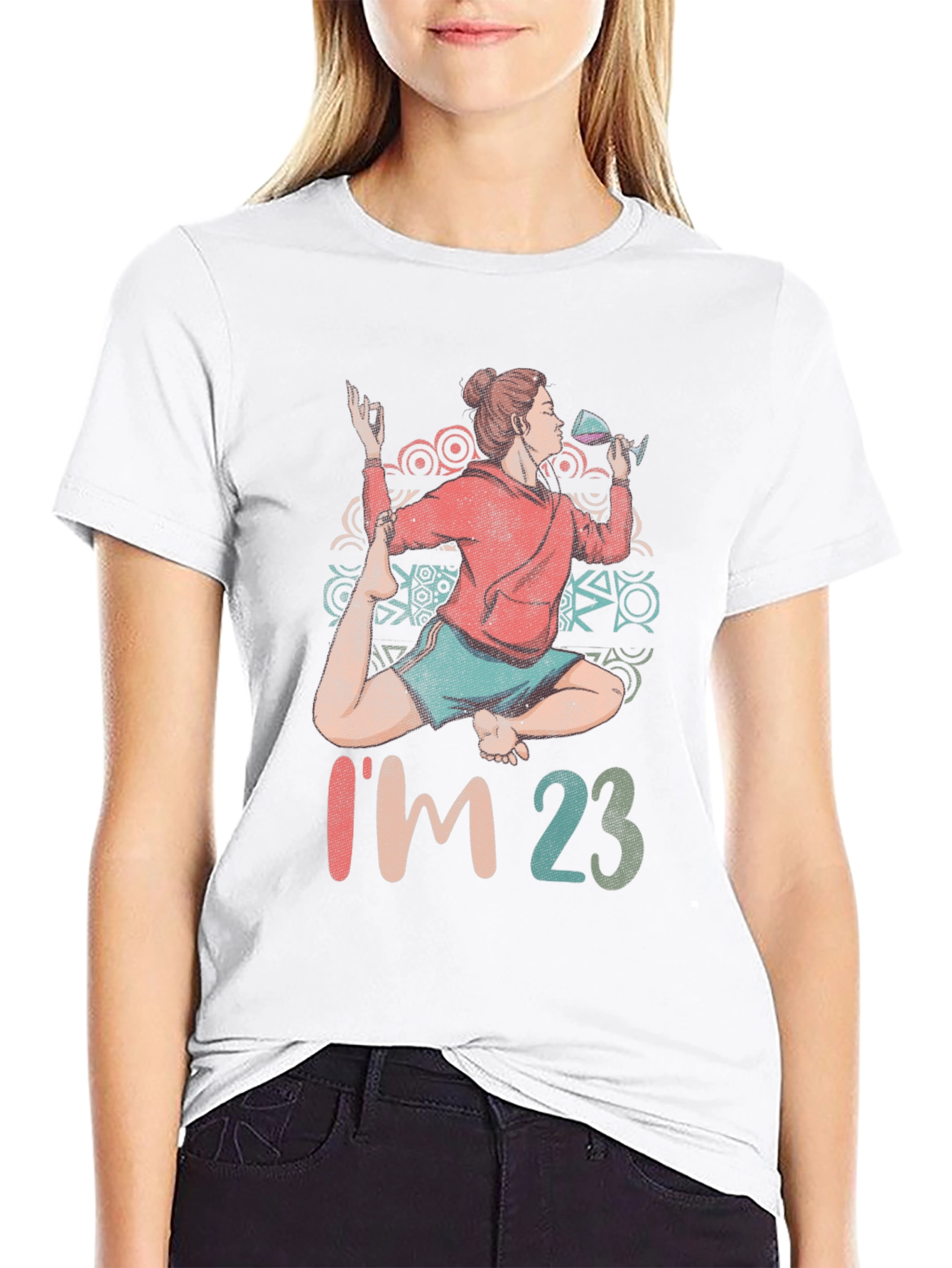 Yoga & Wine T-Shirt - Im 23
