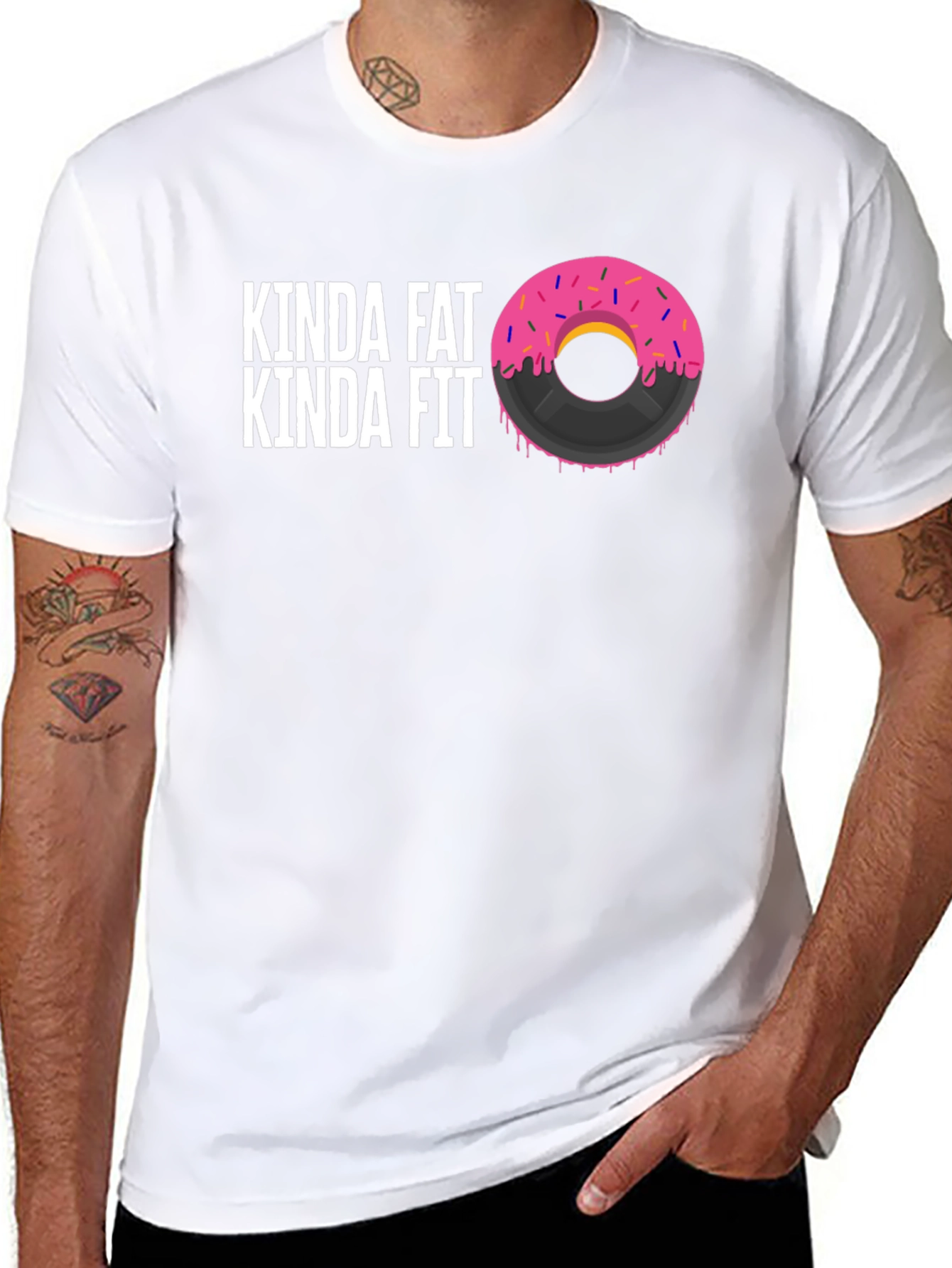 Kinda Fat Kinda Fit Donut T-Shirt