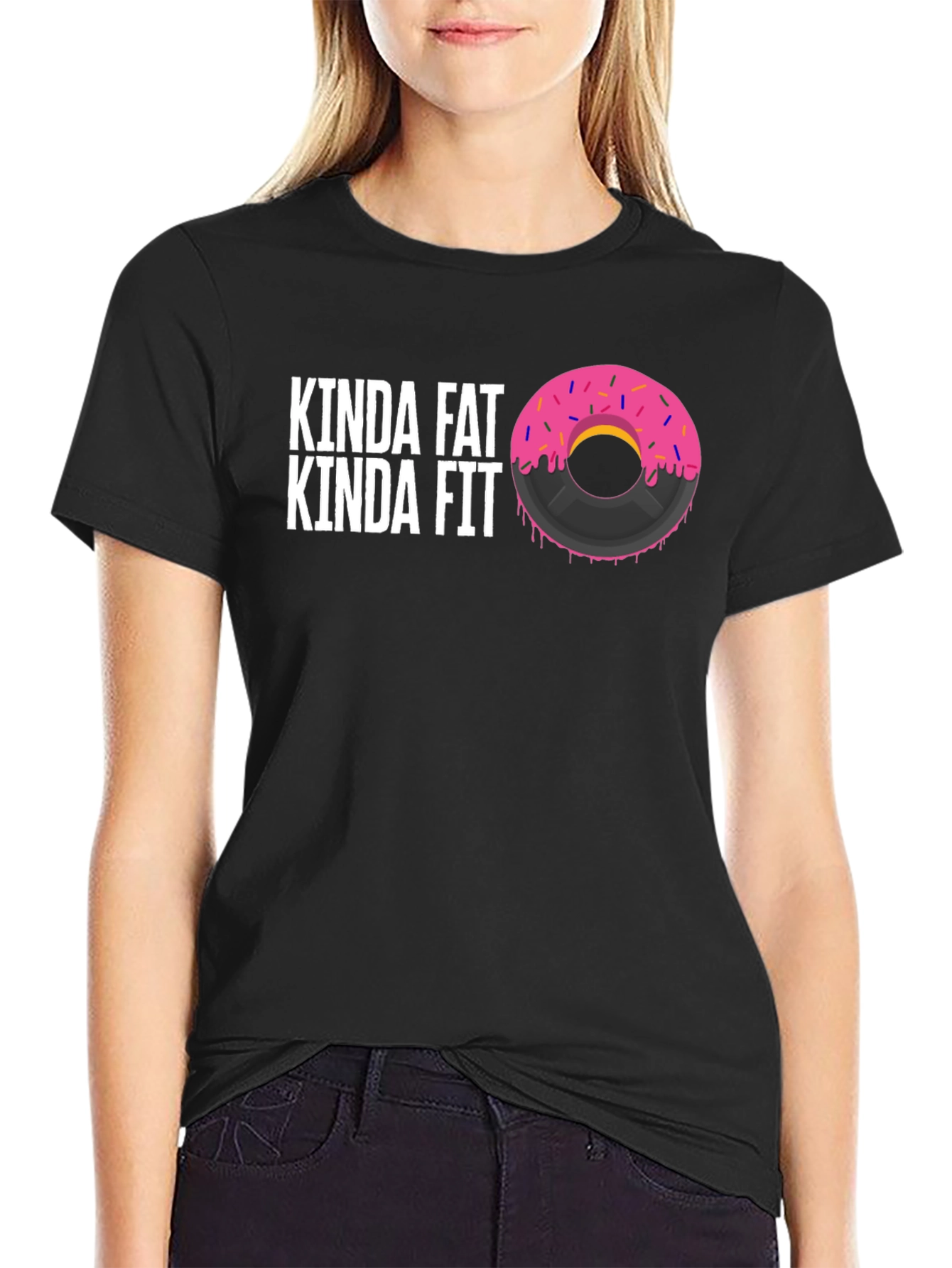 Kinda Fat Kinda Fit Donut T-Shirt