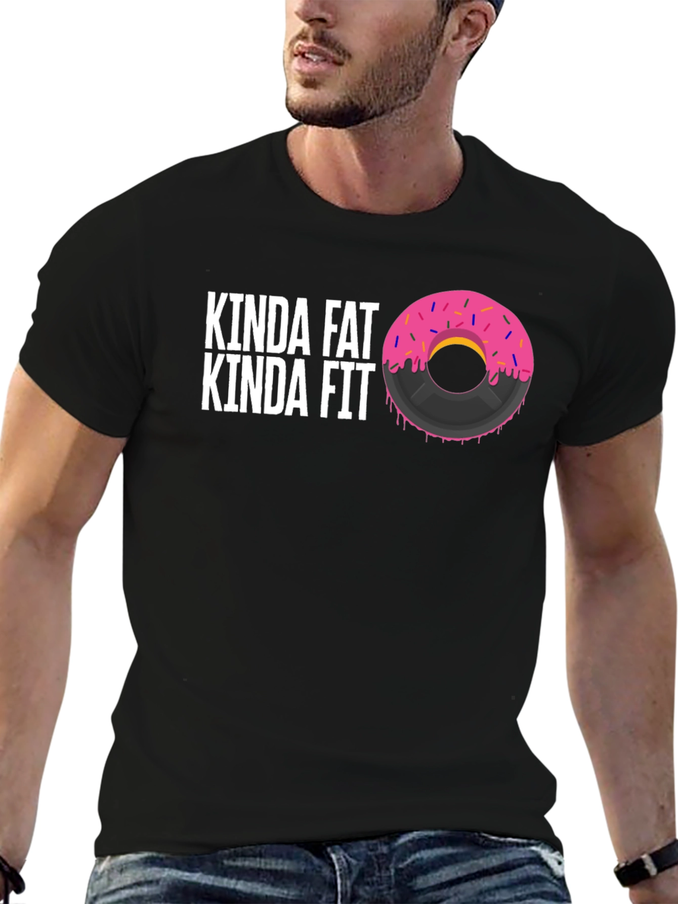 Kinda Fat Kinda Fit Donut T-Shirt