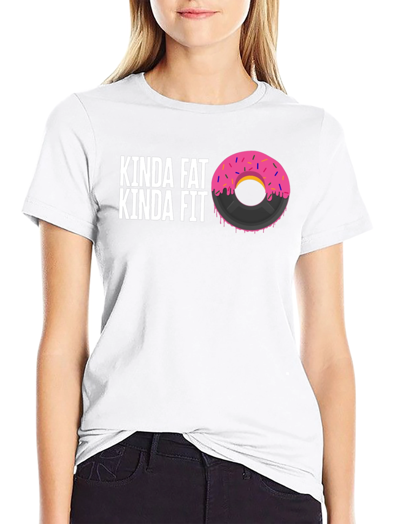 Kinda Fat Kinda Fit Donut T-Shirt