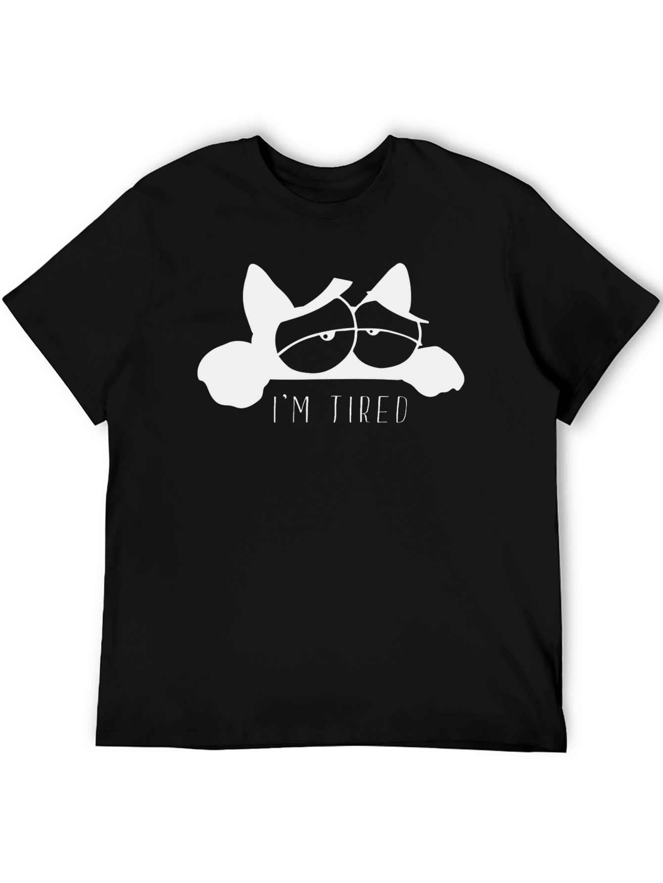 Im Tired Cat Graphic T-Shirt - Unisex Relaxed Fit