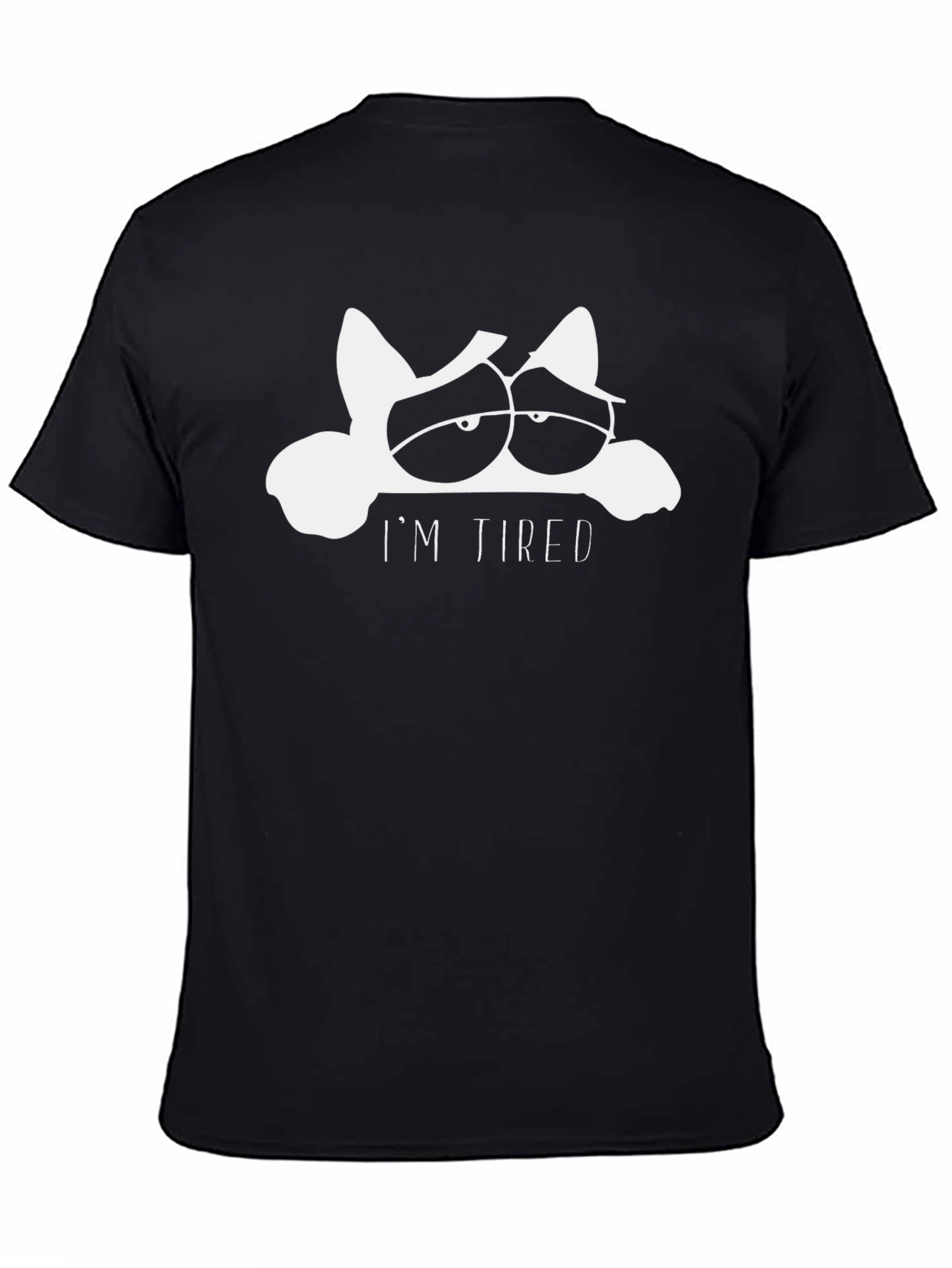 Im Tired Cat Graphic T-Shirt - Unisex Relaxed Fit