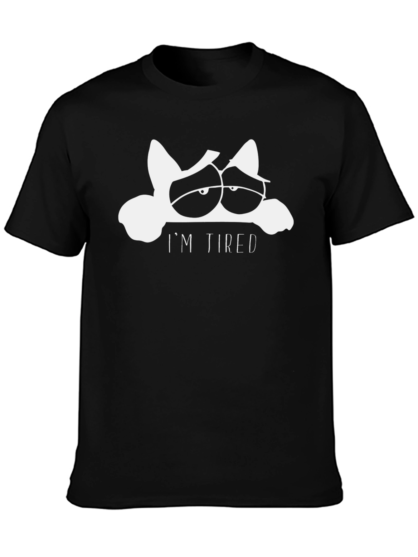 Im Tired Cat Graphic T-Shirt - Unisex Relaxed Fit
