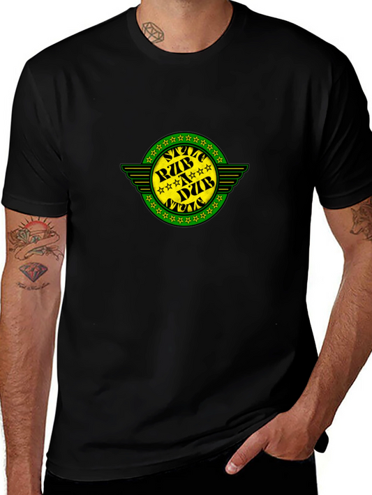 Graphic Tee - Star RZBADZB NUZB Design Black