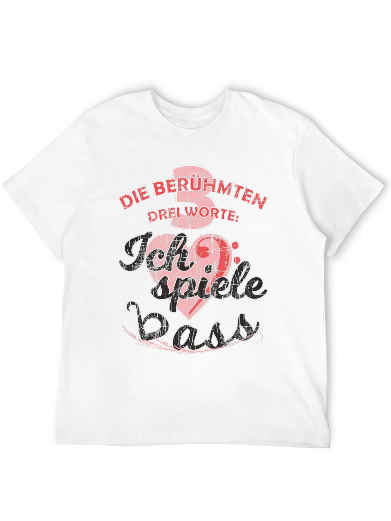 Bass Player T-Shirt: Funny German Text Tee