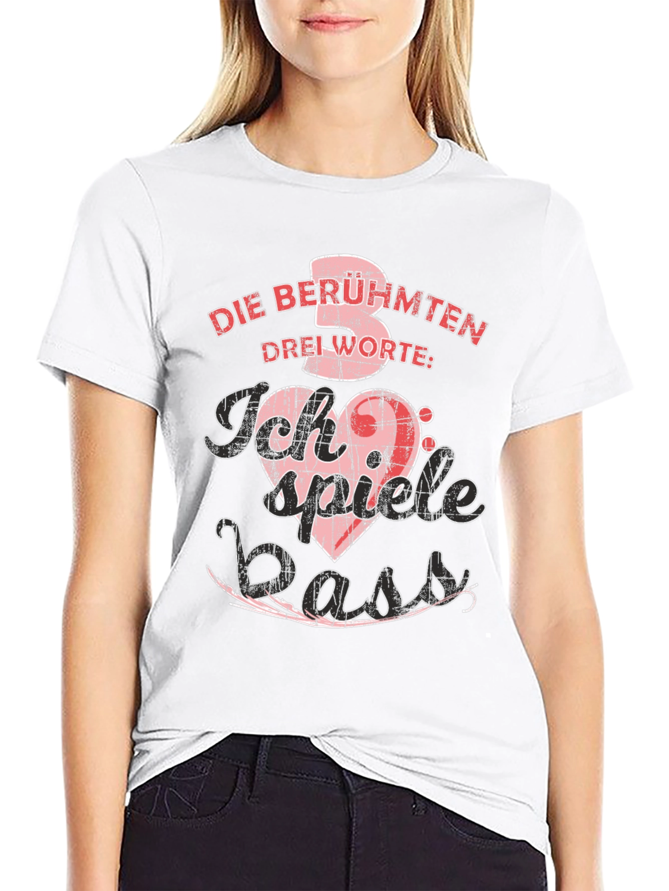 Bass Player T-Shirt: Funny German Text Tee