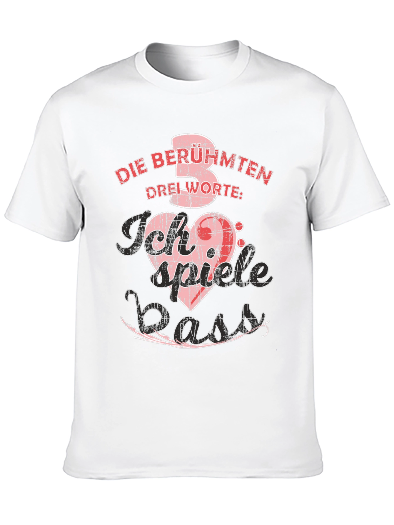Bass Player T-Shirt: Funny German Text Tee