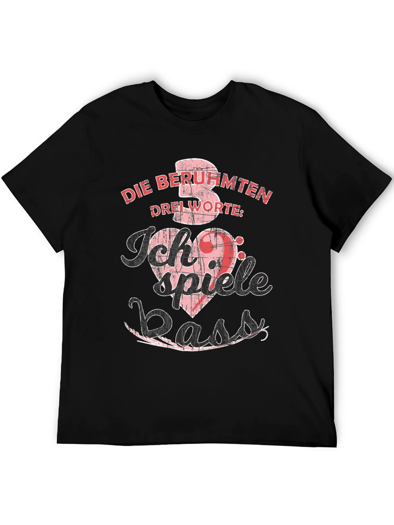 Bass Player T-Shirt: Funny German Text Tee