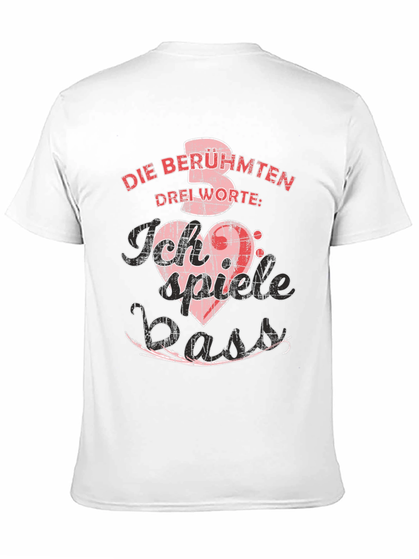 Bass Player T-Shirt: Funny German Text Tee