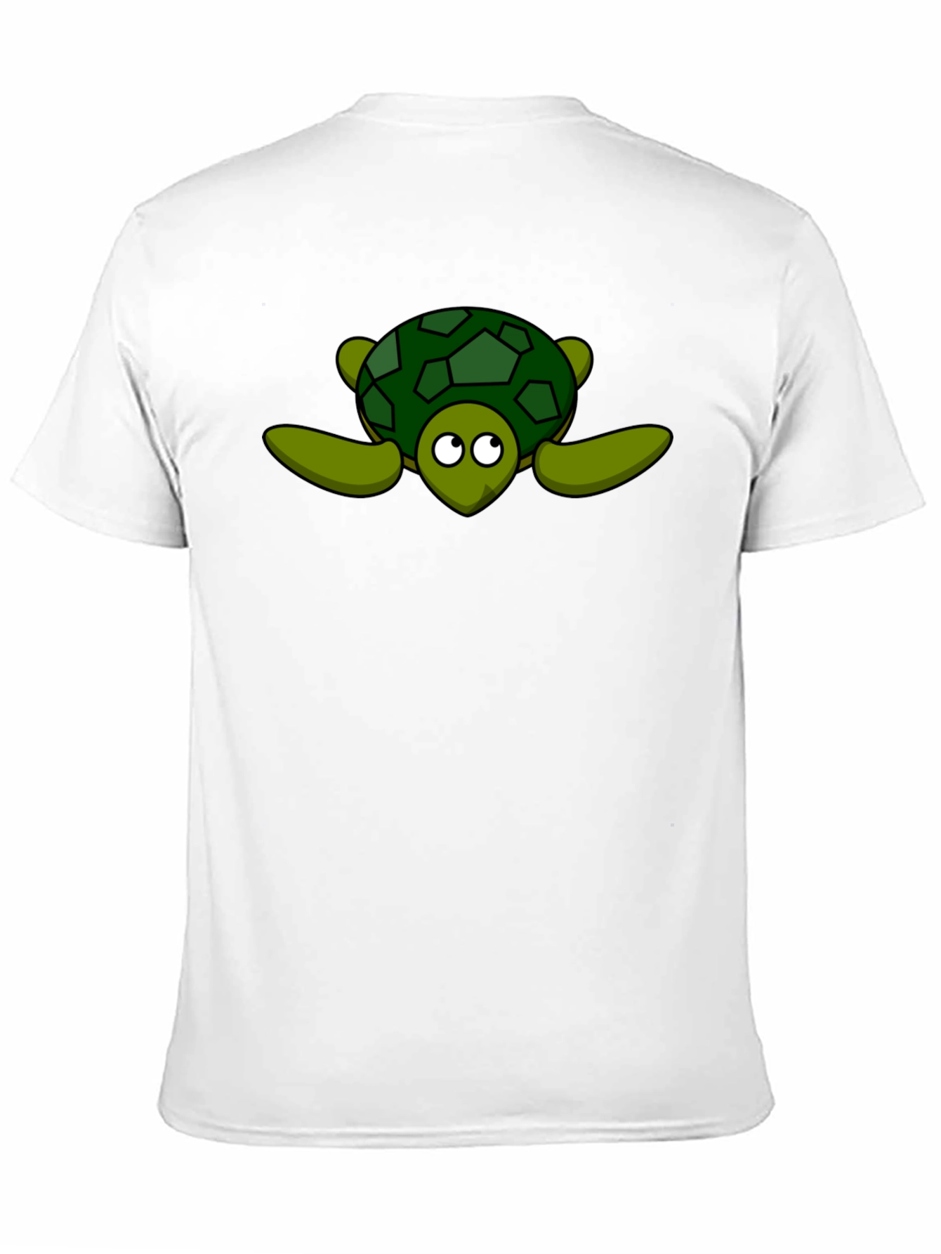 Cute Turtle Graphic Black T-Shirt