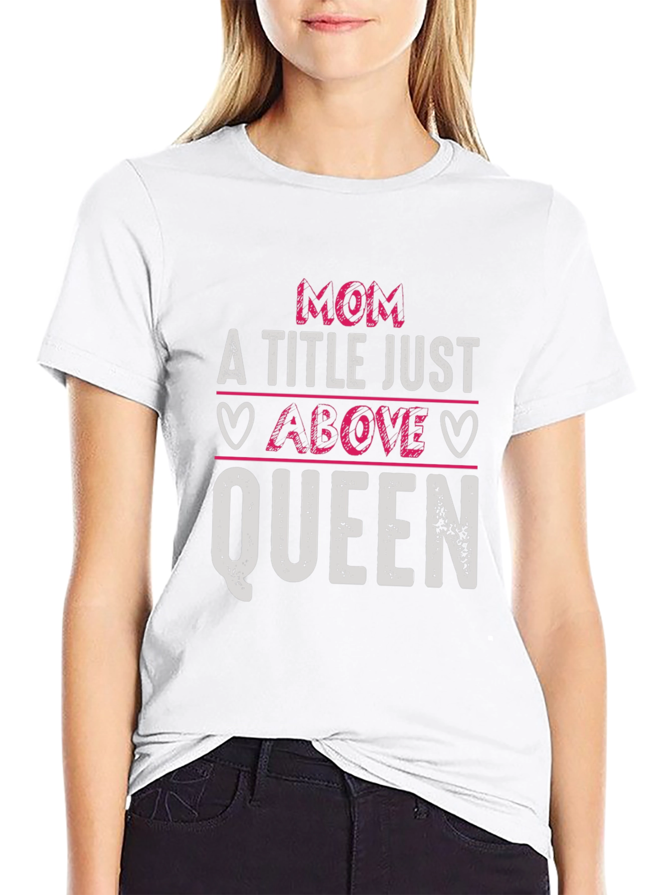 Mom Above Queen Graphic Tee